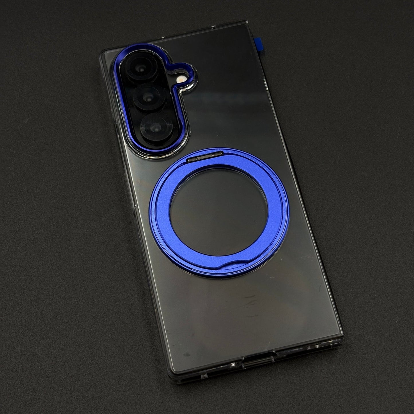 Premium Transparent Case with 360° Rotating Kickstand for Samsung Galaxy Z Fold 7 | No-Yellowing | Sleek Fit