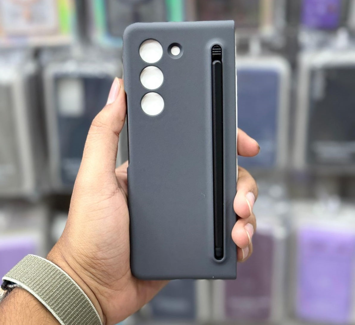 Ultra Slim Case with Pen for Samsung Galaxy Z Fold 7 | Soft Matte Finish | Built-In Pen Slot
