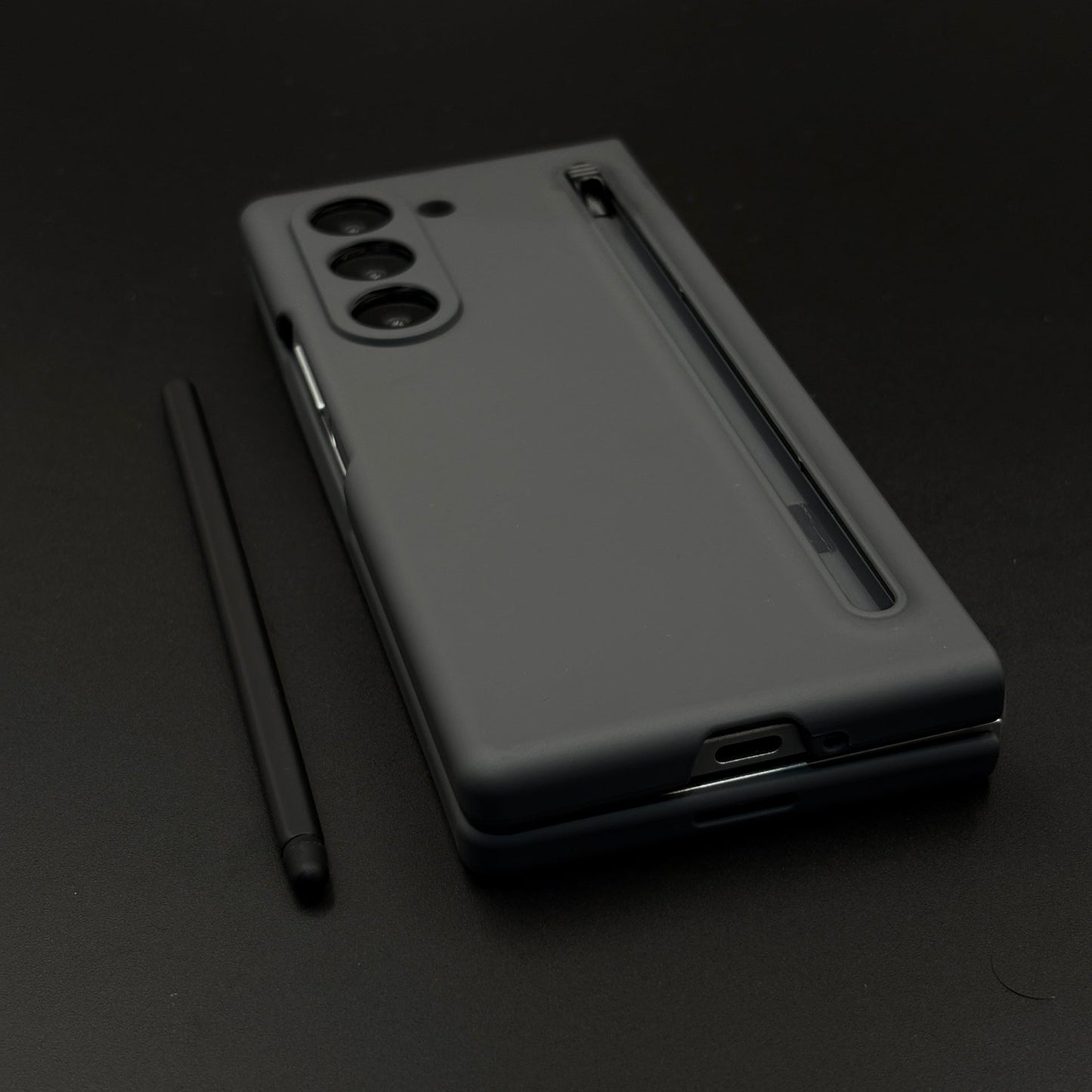 Ultra Slim Case with Pen for Samsung Galaxy Z Fold 7 | Soft Matte Finish | Built-In Pen Slot
