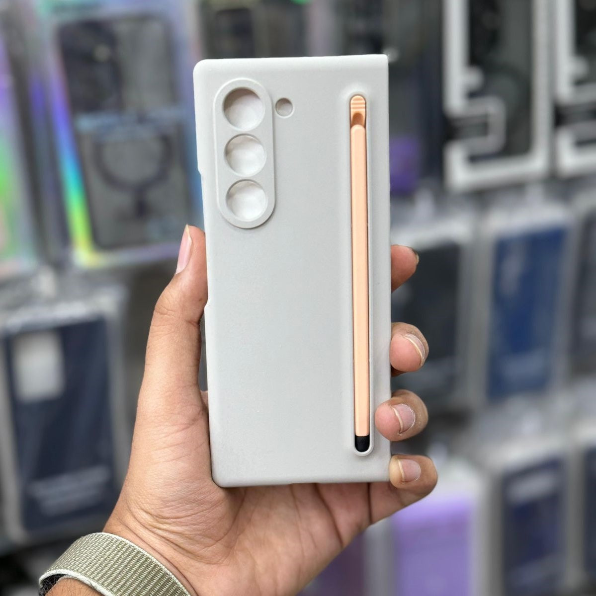 Ultra Slim Case with Pen for Samsung Galaxy Z Fold 8 Ultra | Soft Matte Finish | Built-In Pen Slot