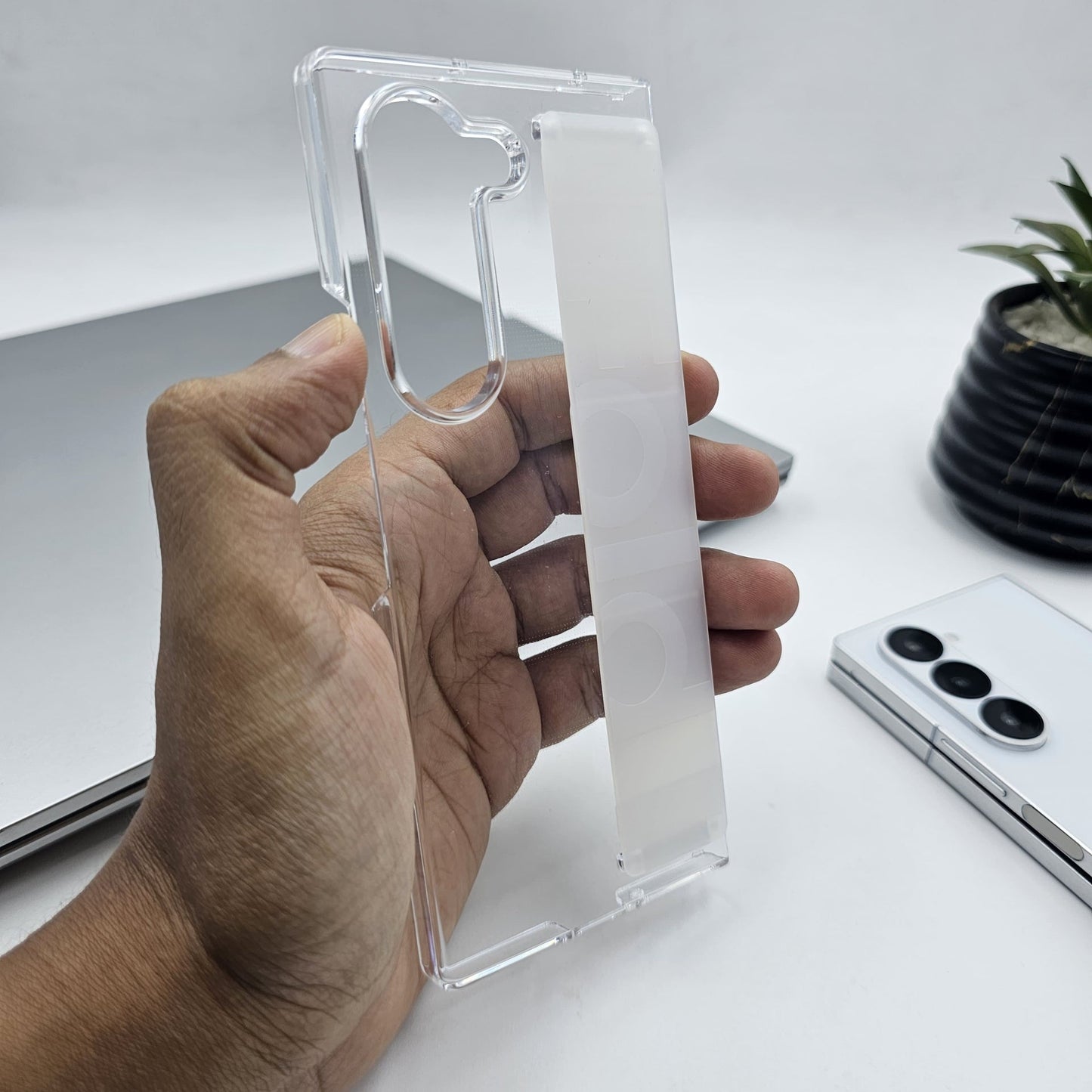 Wristband Grip Case for Samsung Galaxy Z Fold 6 | Slim Stylish Strap Holder