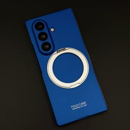 Magnetic Ring Stand Case with Front Screen Protector for Samsung Galaxy Z Fold 7 | Slim Grip & Full Body Coverage