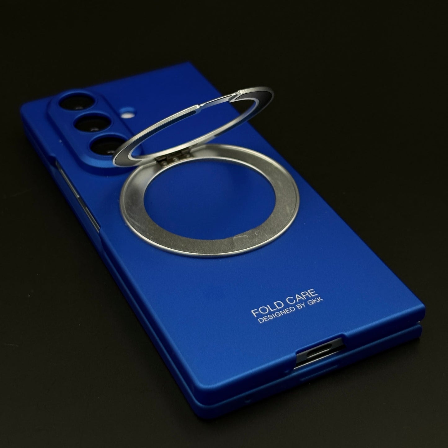 Magnetic Ring Stand Case with Front Screen Protector for Samsung Galaxy Z Fold 7 | Slim Grip & Full Body Coverage