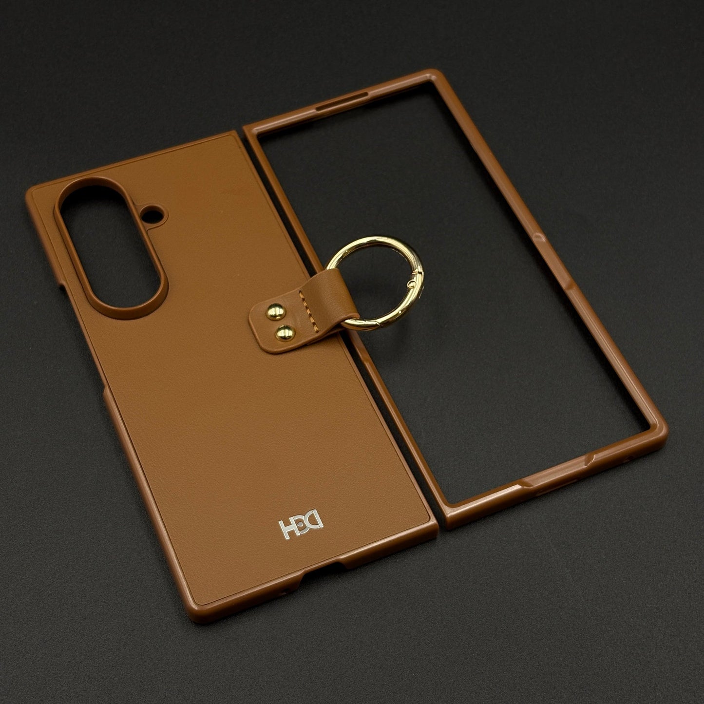 PU Leather Case For Samsung Galaxy Z Fold 6 | Elegant Ring Holder | Slim Protection