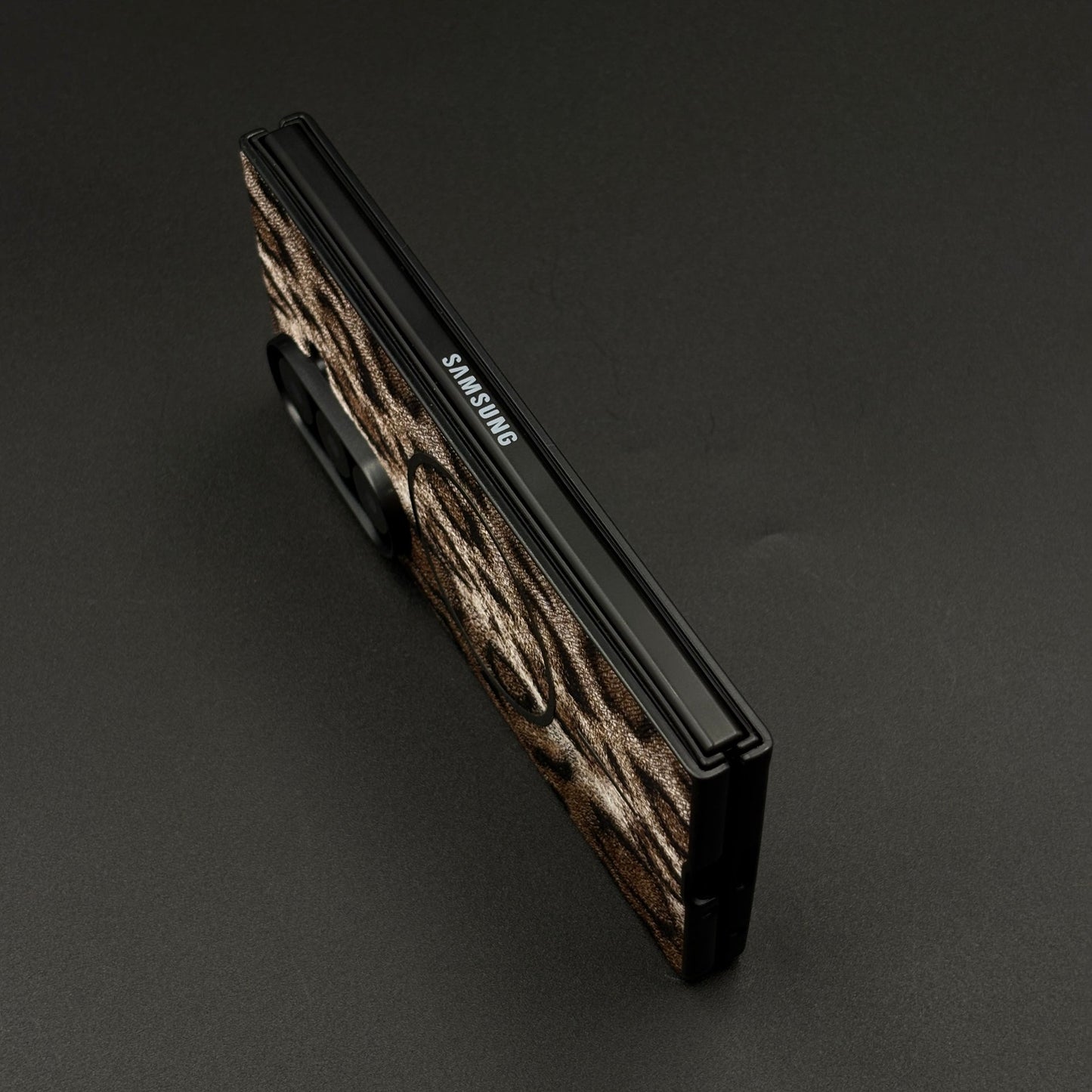 Leopard Print PU Leather Case for Samsung Galaxy Z Fold 7 | MagSafe Compatible | Bold Feel | Stylish Protection