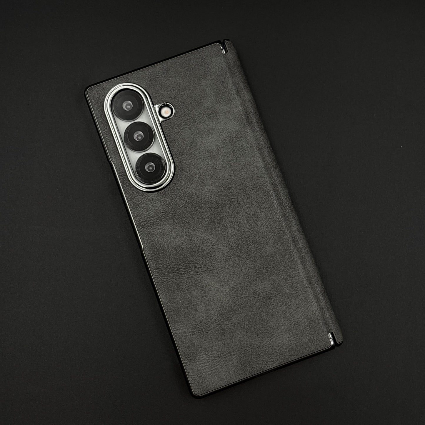 Protective Leather Case for Samsung Galaxy Z Fold 7 | Front Display & Hinge Guard | Luxury Edition