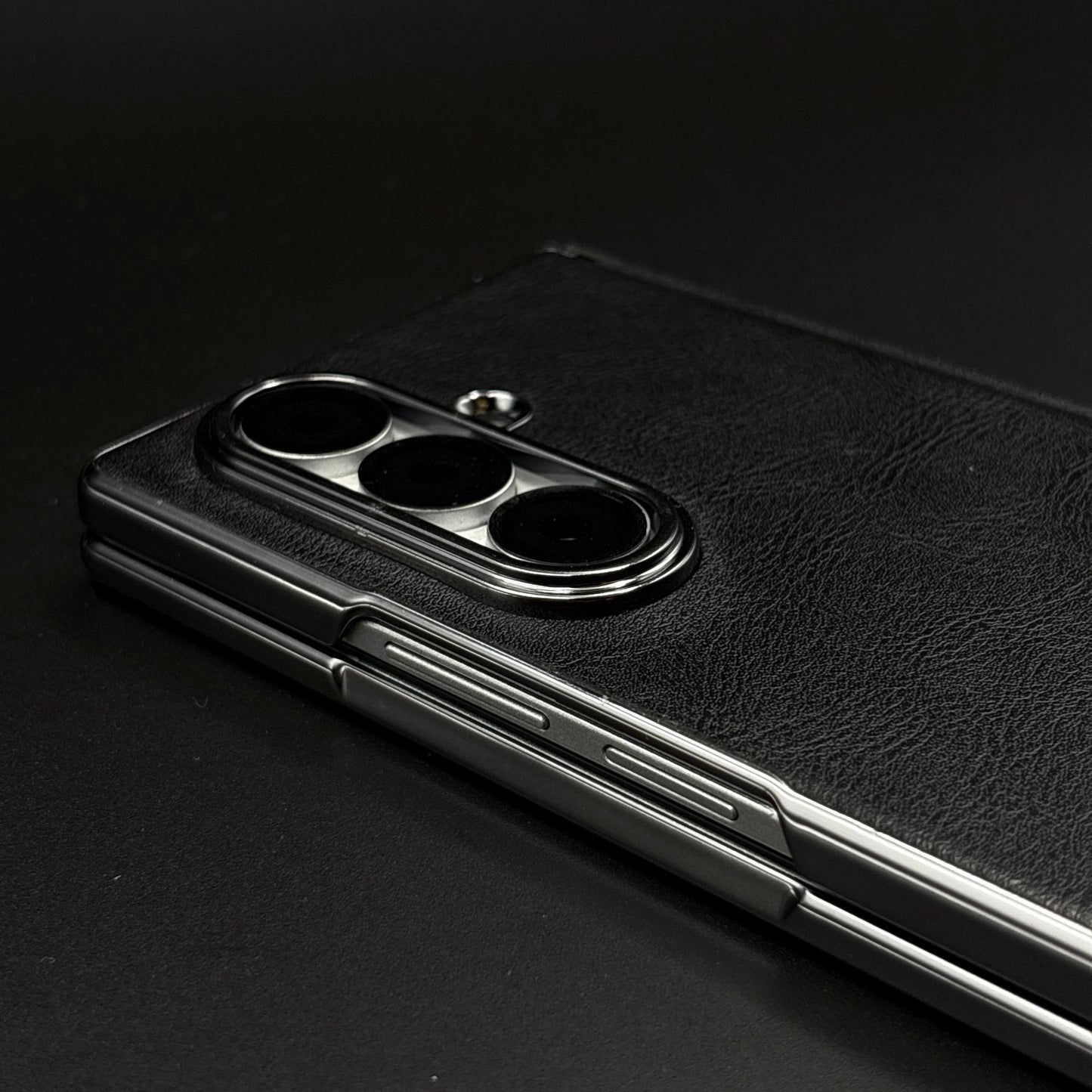 Protective Leather Case for Samsung Galaxy Z Fold 5 | Front Display & Hinge Guard | Luxury Edition