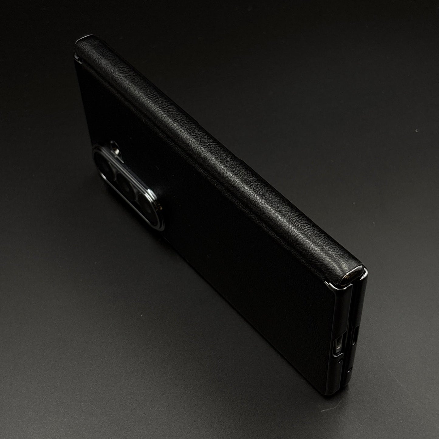 Protective Leather Case for Samsung Galaxy Z Fold 6 | Carbon Fibre Feel  | Front Display & Hinge Guard | Luxury Edition