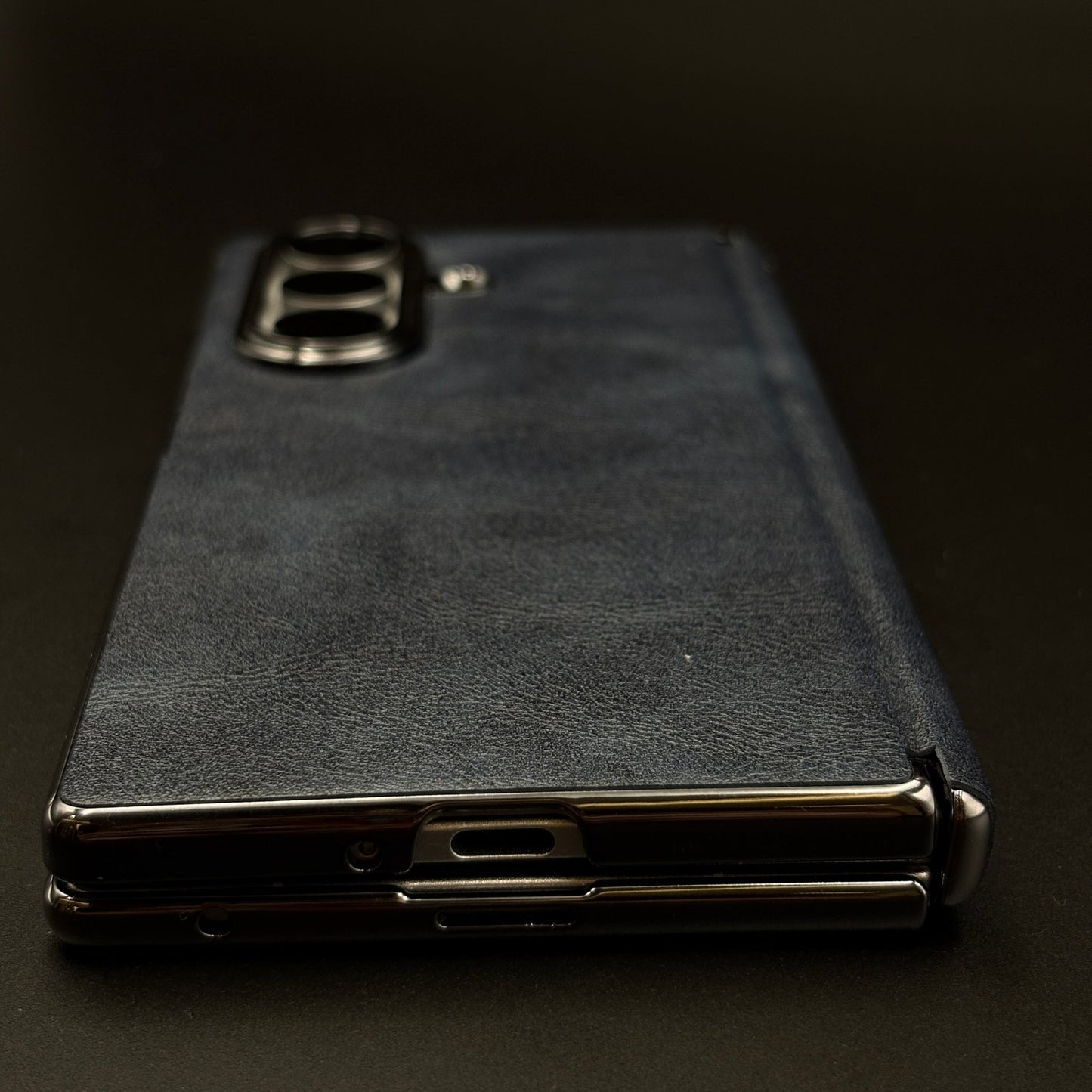 Protective Leather Case for Samsung Galaxy Z Fold 7 | Front Display & Hinge Guard | Luxury Edition