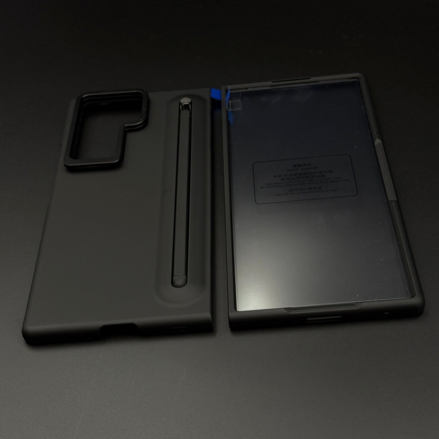 Matte Case with Pen Slot & Front Screen Protector for Samsung Galaxy Z Fold 6