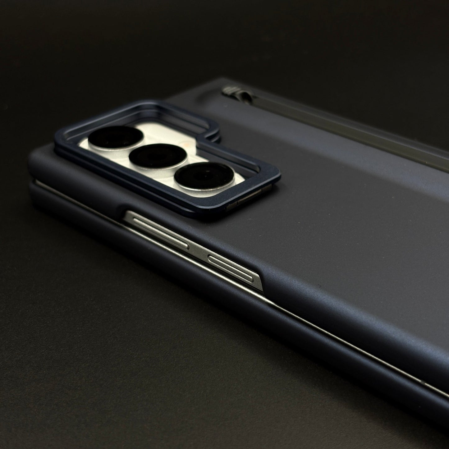 Matte Case with Pen Slot & Front Screen Protector for Samsung Galaxy Z Fold 7