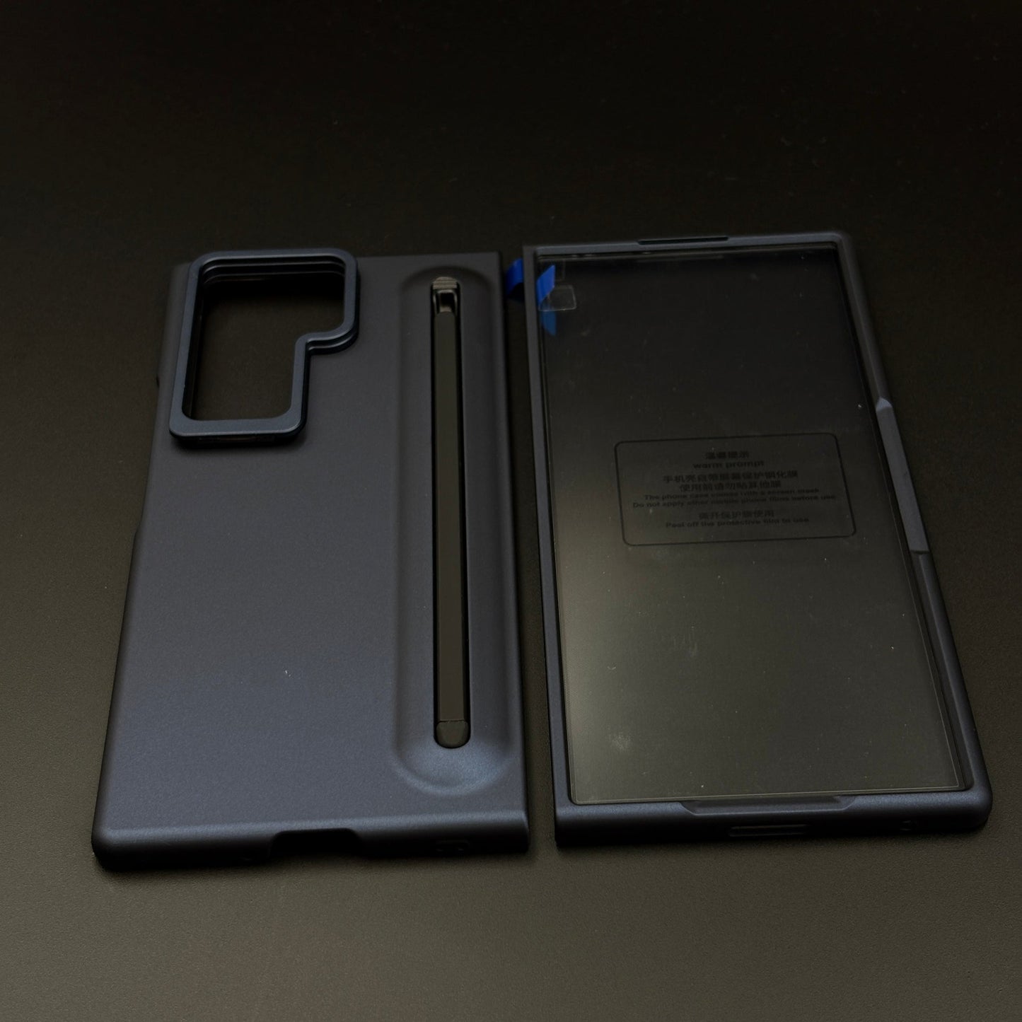 Matte Case with Pen Slot & Front Screen Protector for Samsung Galaxy Z Fold 6