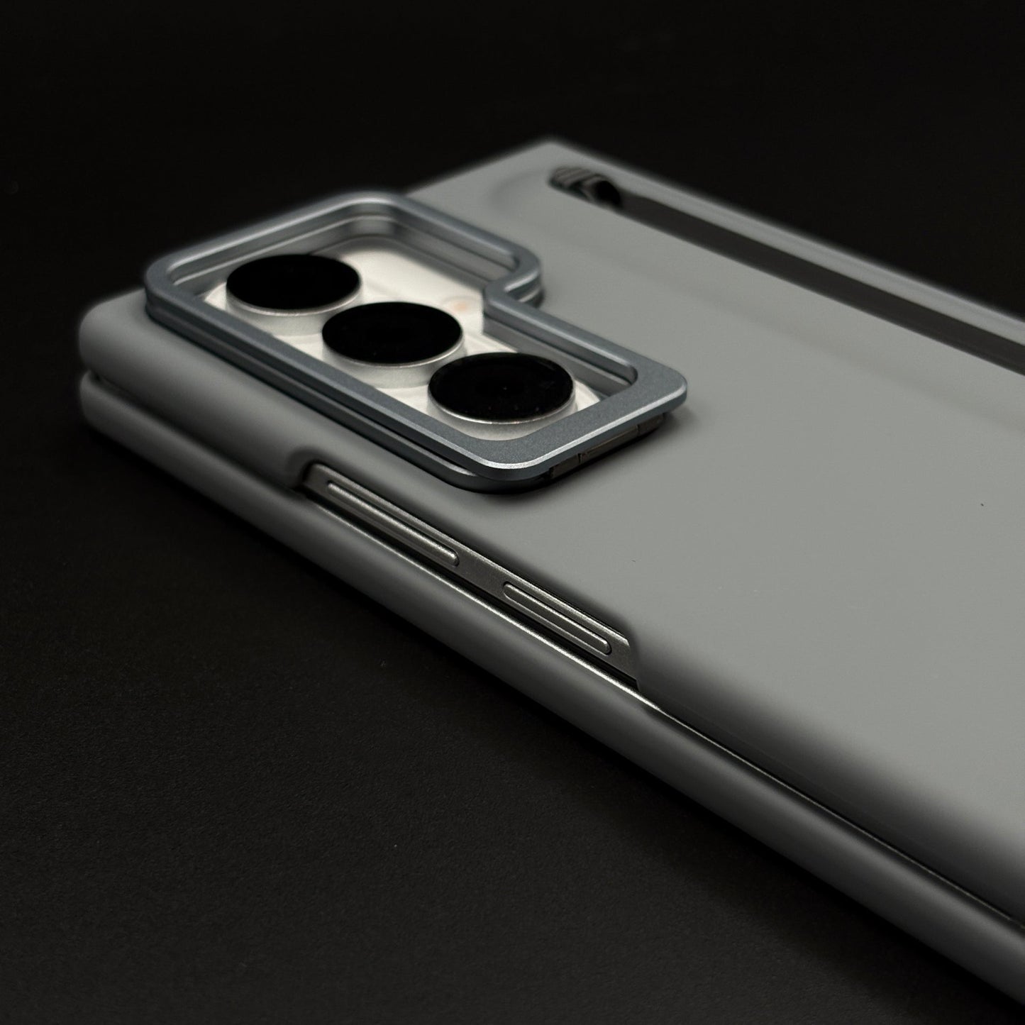 Matte Case with Pen Slot & Front Screen Protector for Samsung Galaxy Z Fold 6