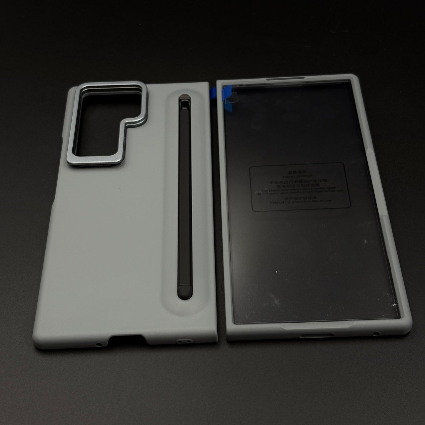 Matte Case with Pen Slot & Front Screen Protector for Samsung Galaxy Z Fold 6