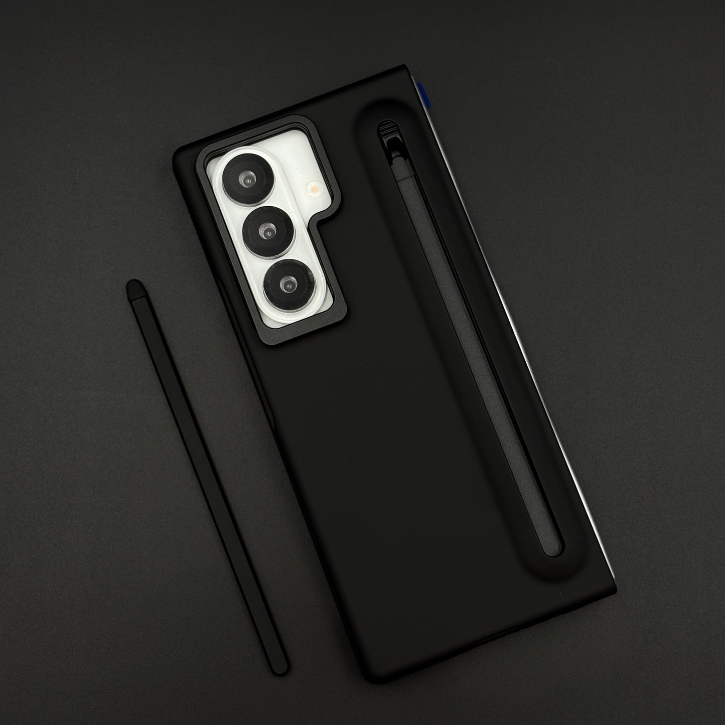 Matte Case with Pen Slot & Front Screen Protector for Samsung Galaxy Z Fold 7