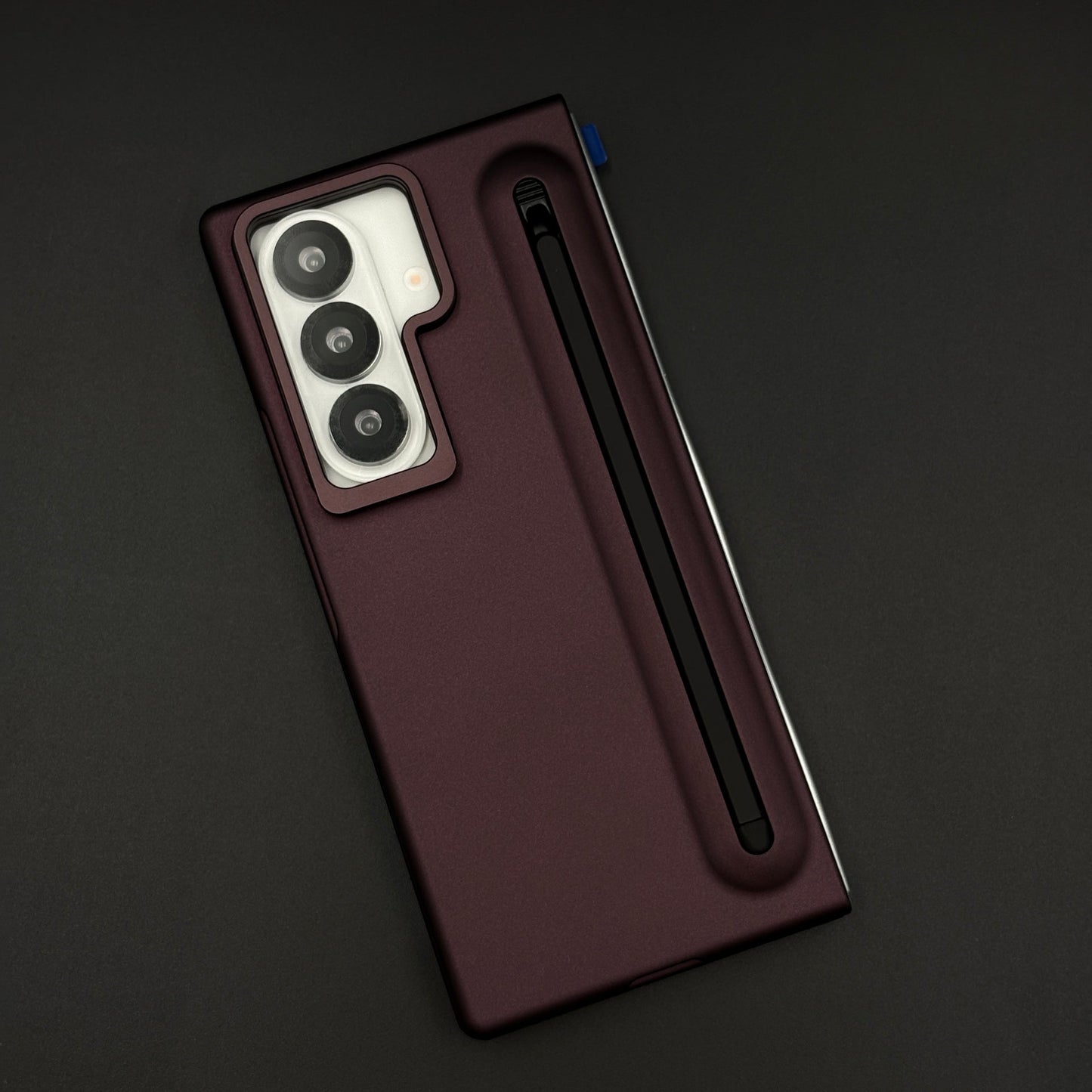 Matte Case with Pen Slot & Front Screen Protector for Samsung Galaxy Z Fold 7
