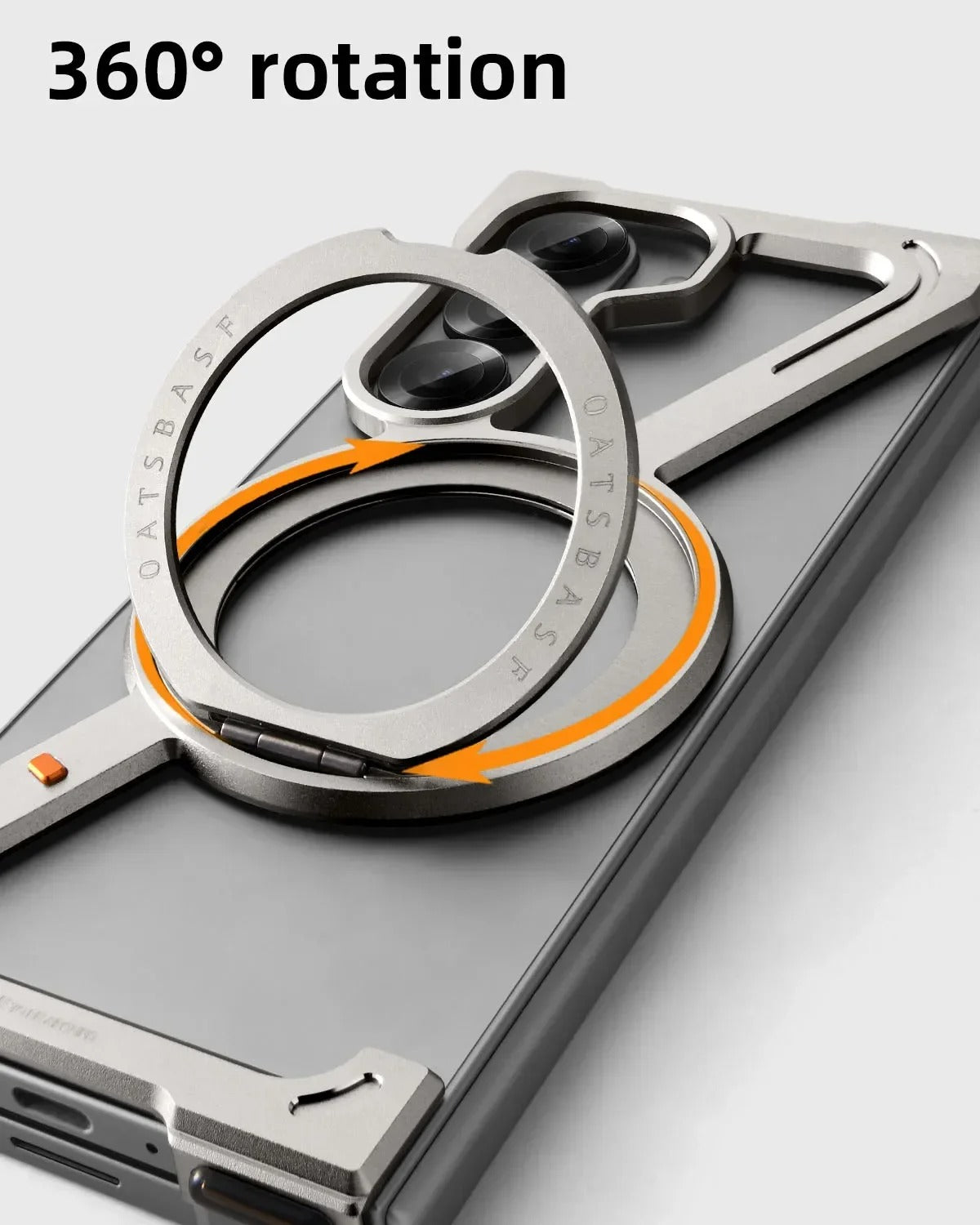 Z Shape Aluminium Metal Rotating Kickstand Case for Samsung Galaxy Z Fold 7
