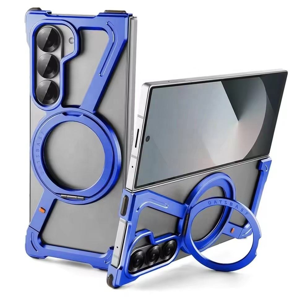 Z Shape Aluminium Metal Rotating Kickstand Case for Samsung Galaxy Z Fold 7