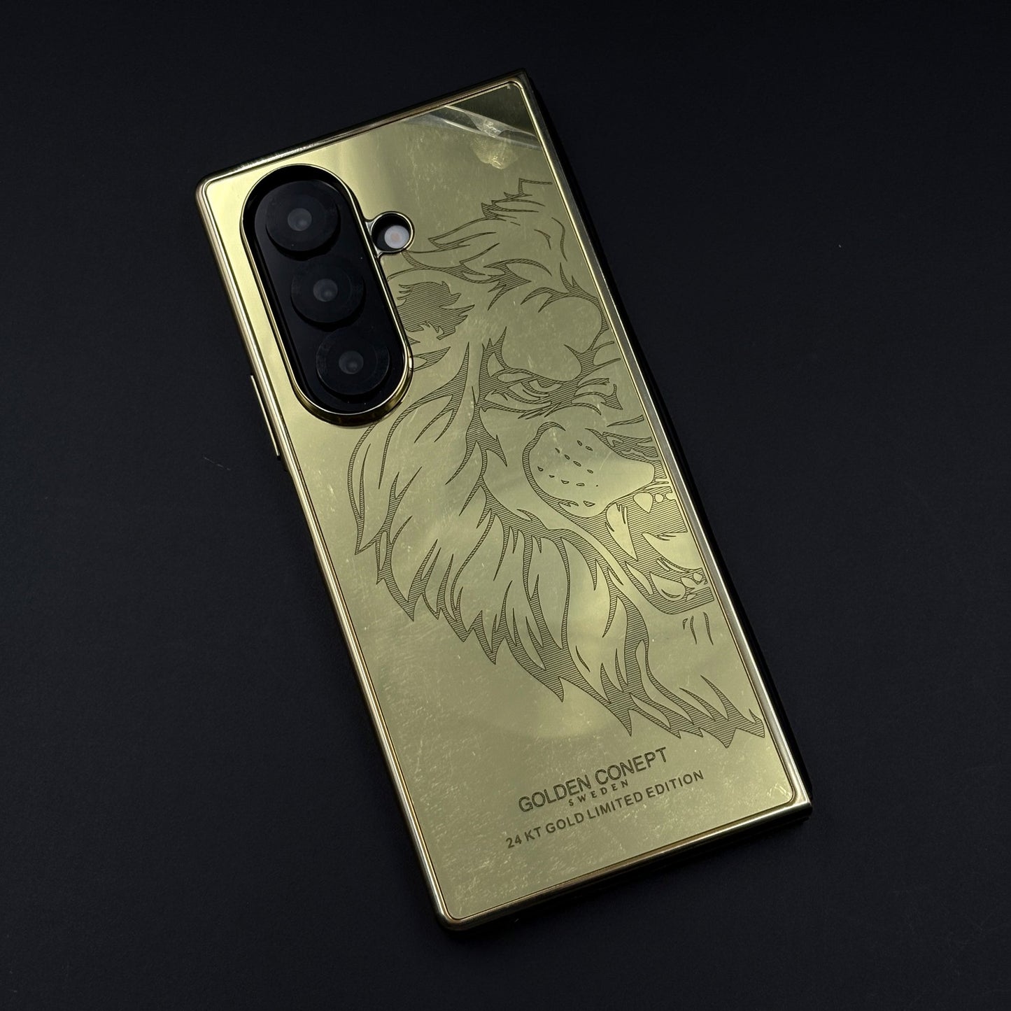 Handcrafted 24K Gold Plated Case for Samsung Galaxy Z Fold 7 | Luxury Limited Edition Cover