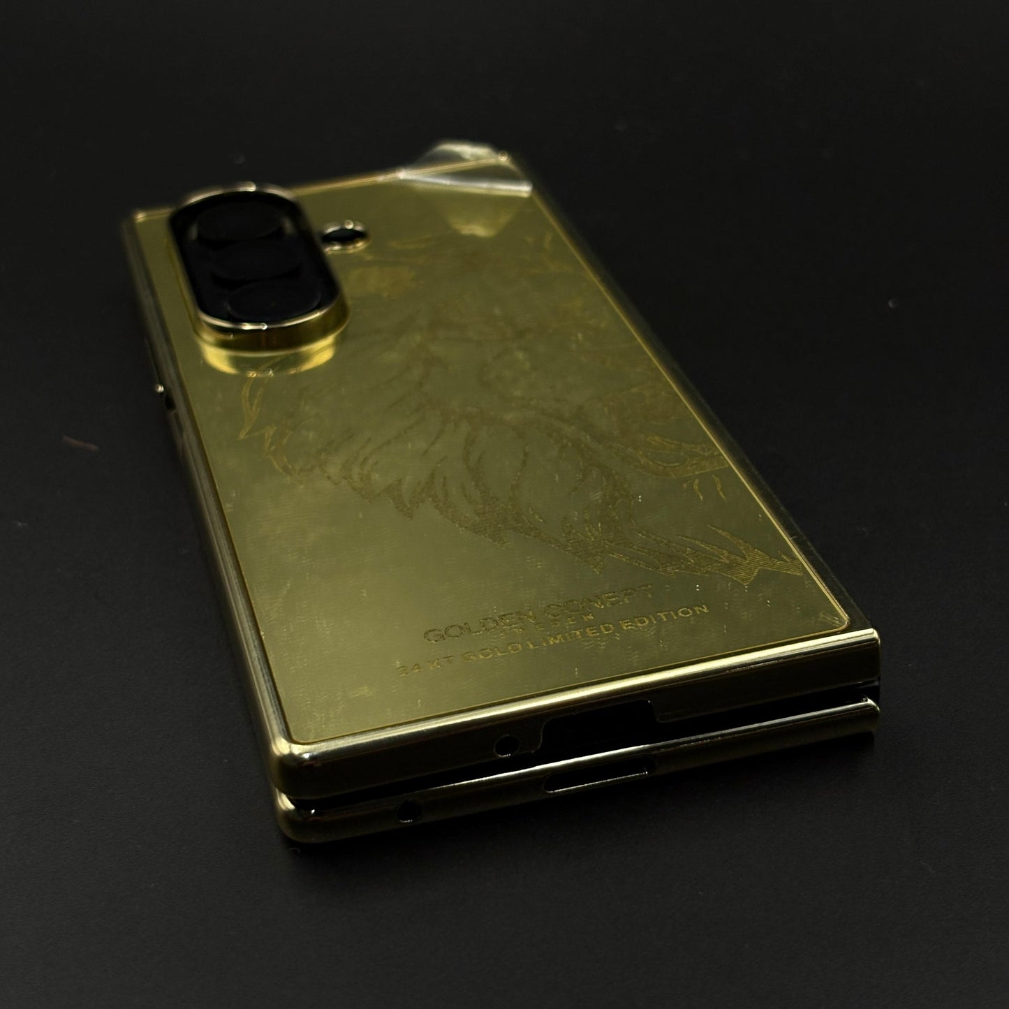 Handcrafted 24K Gold Plated Case for Samsung Galaxy Z Fold 7 | Luxury Limited Edition Cover
