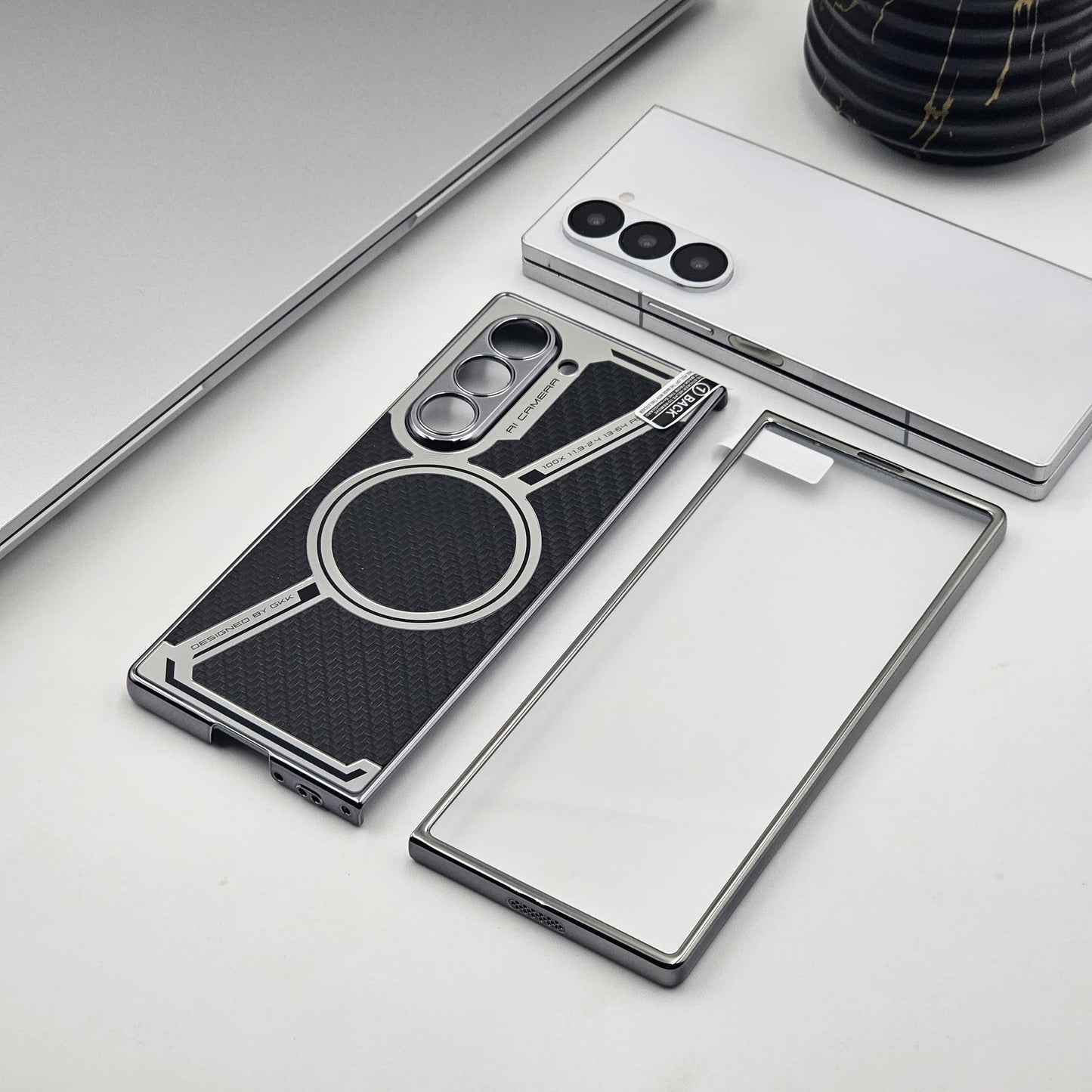 Samsung Galaxy Z Fold 6 Luxury Electroplated Magnetic Magsafe Case