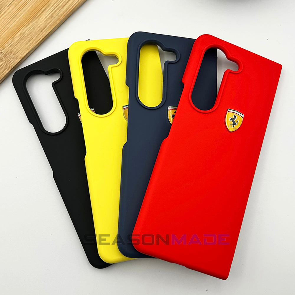 FR Edition Smooth Silk Feel Silicone Case for Samsung Galaxy Z Fold 7 | Sporty Luxury Finish