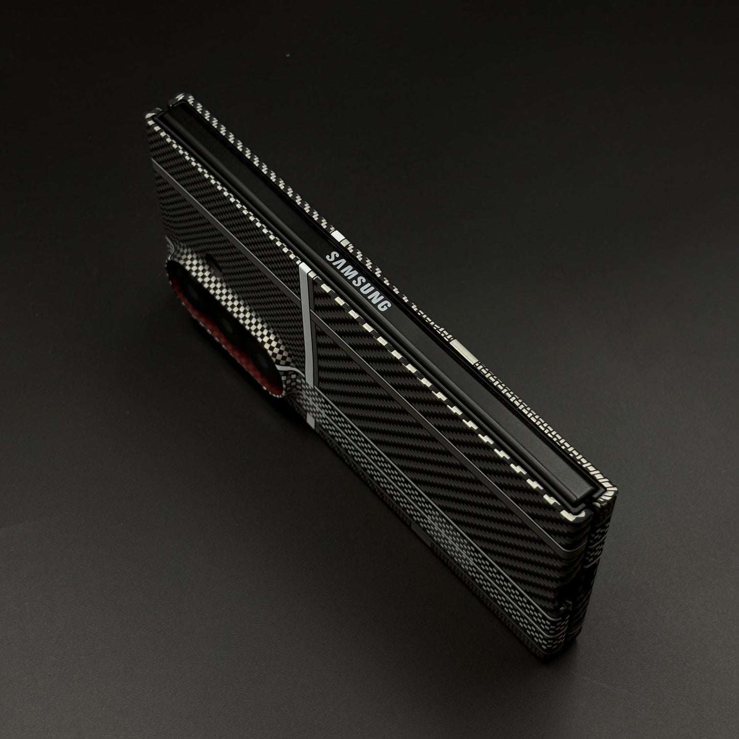 Aramid Texture Case Multi Pattern Gray for Samsung Galaxy Z Fold 7 Carbon Fibre Feel | Hidden MagSafe | Ultra Slim Fit