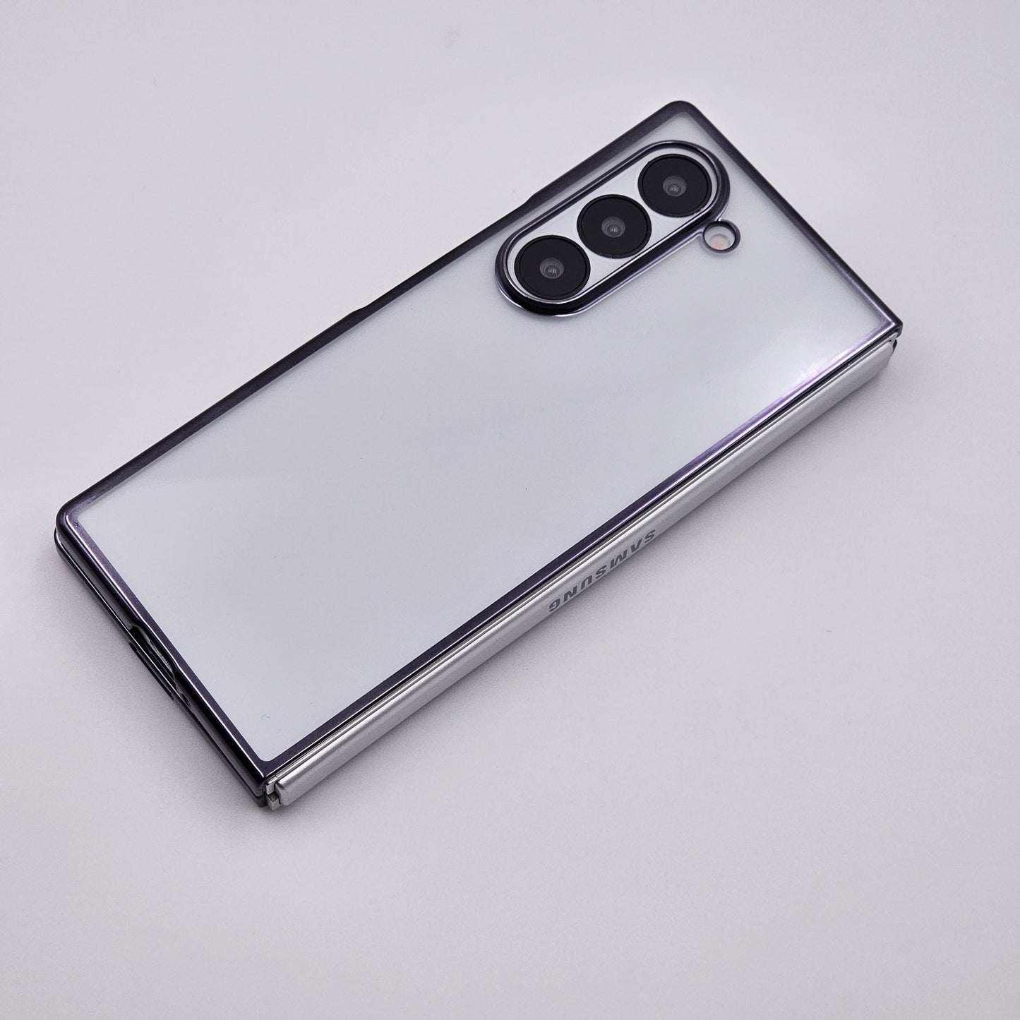 Transparent Case Non Yellow Chrome Case for Samsung Galaxy Z Fold 7