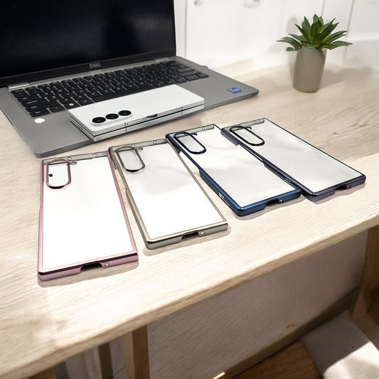 Transparent Case Non Yellow Chrome Case for Samsung Galaxy Z Fold 7