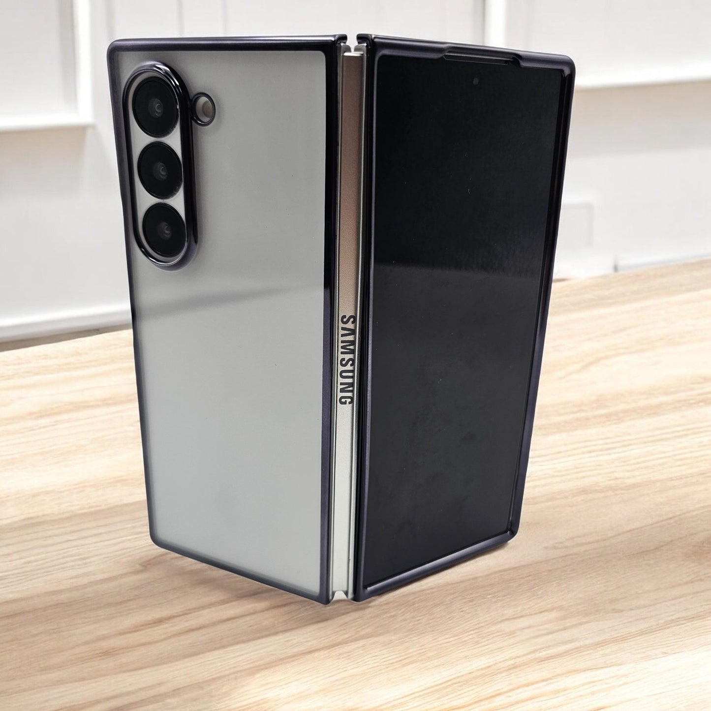 Transparent Case Non Yellow Chrome Case for Samsung Galaxy Z Fold 7