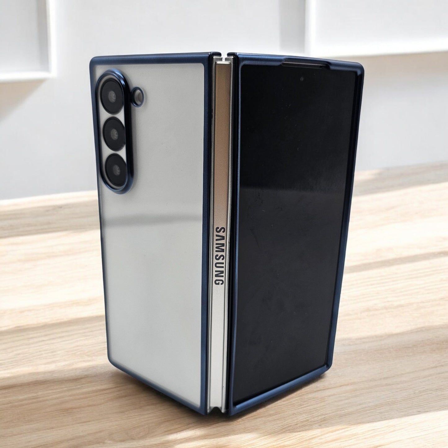 Transparent Case Non Yellow Chrome Case for Samsung Galaxy Z Fold 7