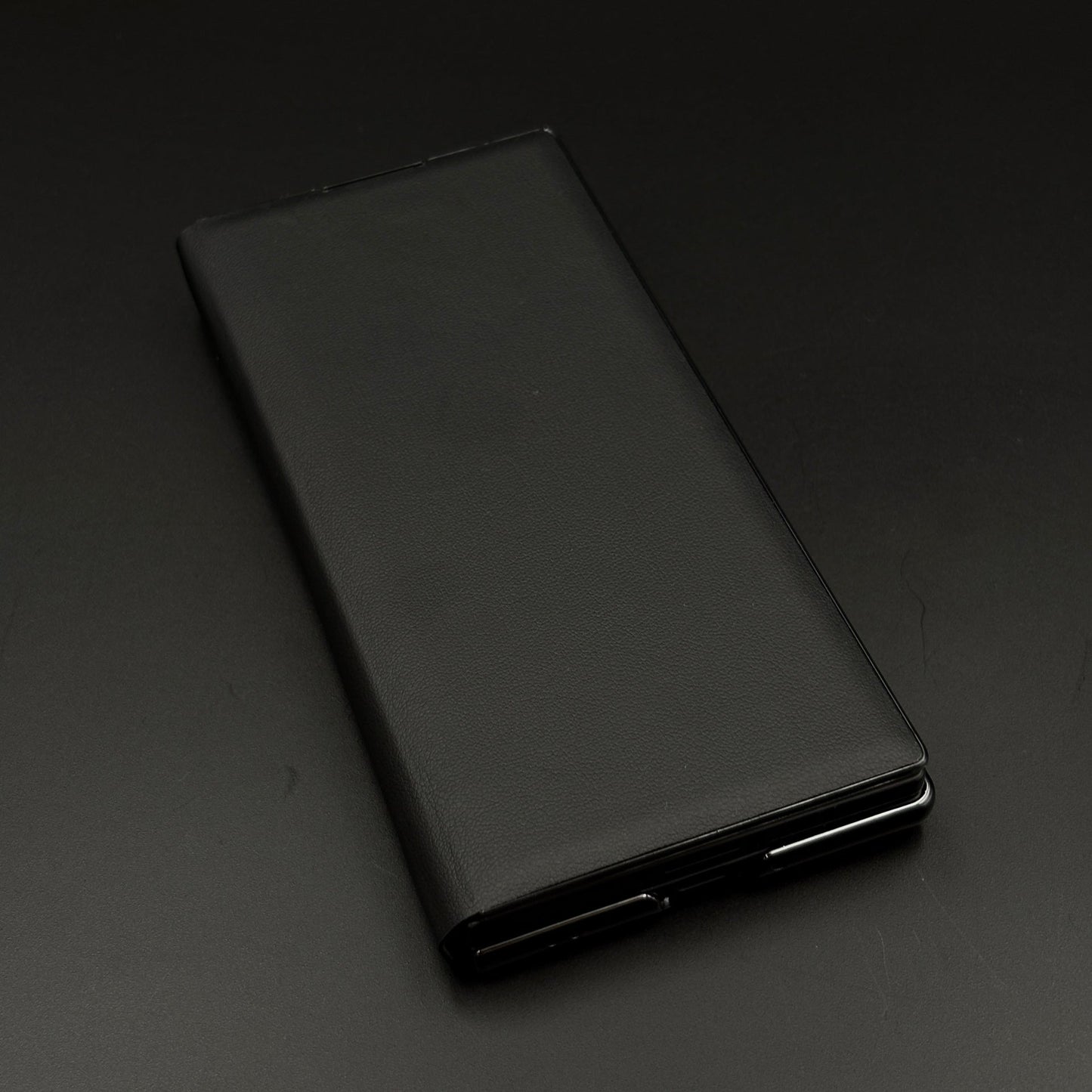 Leather Case with Flip Cover for Samsung Galaxy Z Fold 7 | Robust Metal Kickstand | Elegant Touch