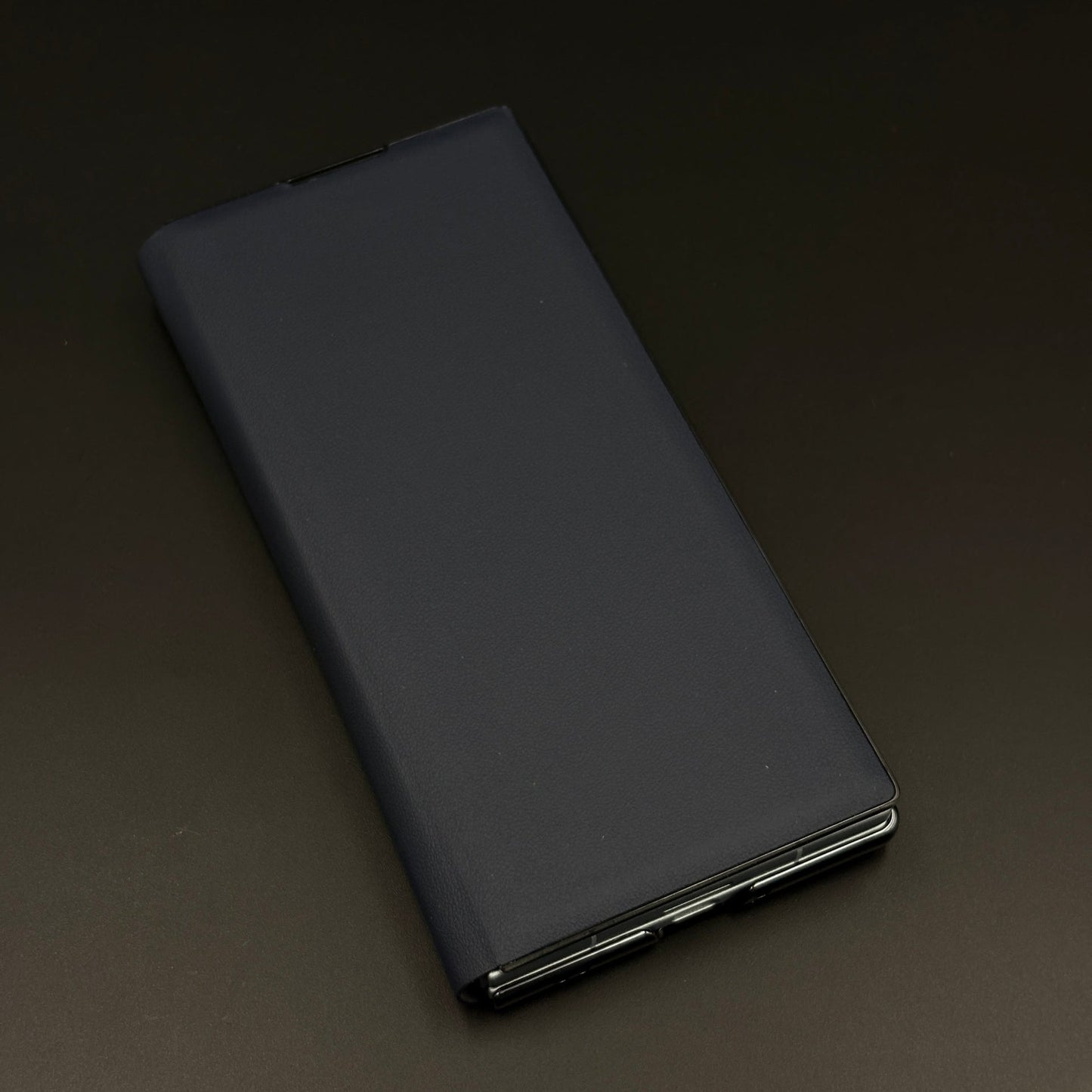 Leather Case with Flip Cover for Samsung Galaxy Z Fold 7 | Robust Metal Kickstand | Elegant Touch