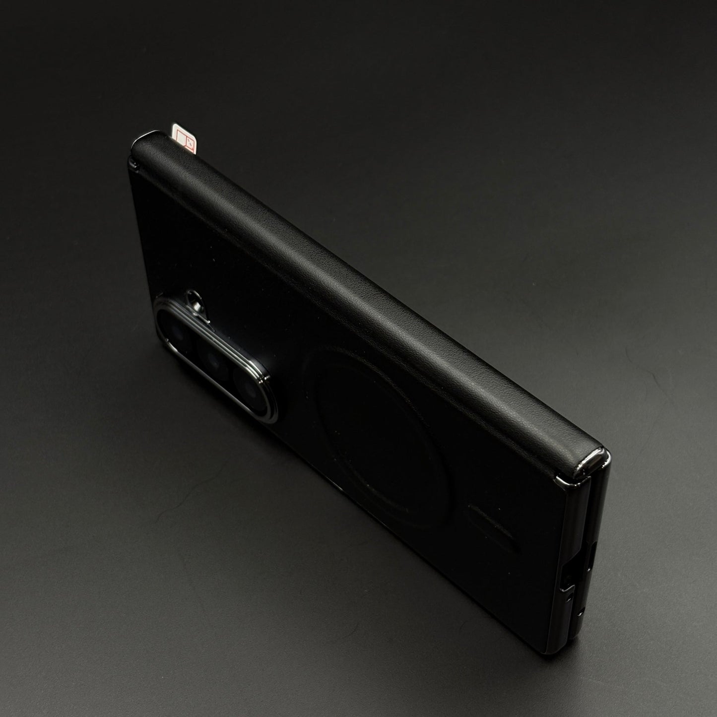 Leather MagSafe Case Hinge Protection for Samsung Galaxy Z Fold 5 | Front Screen Glass