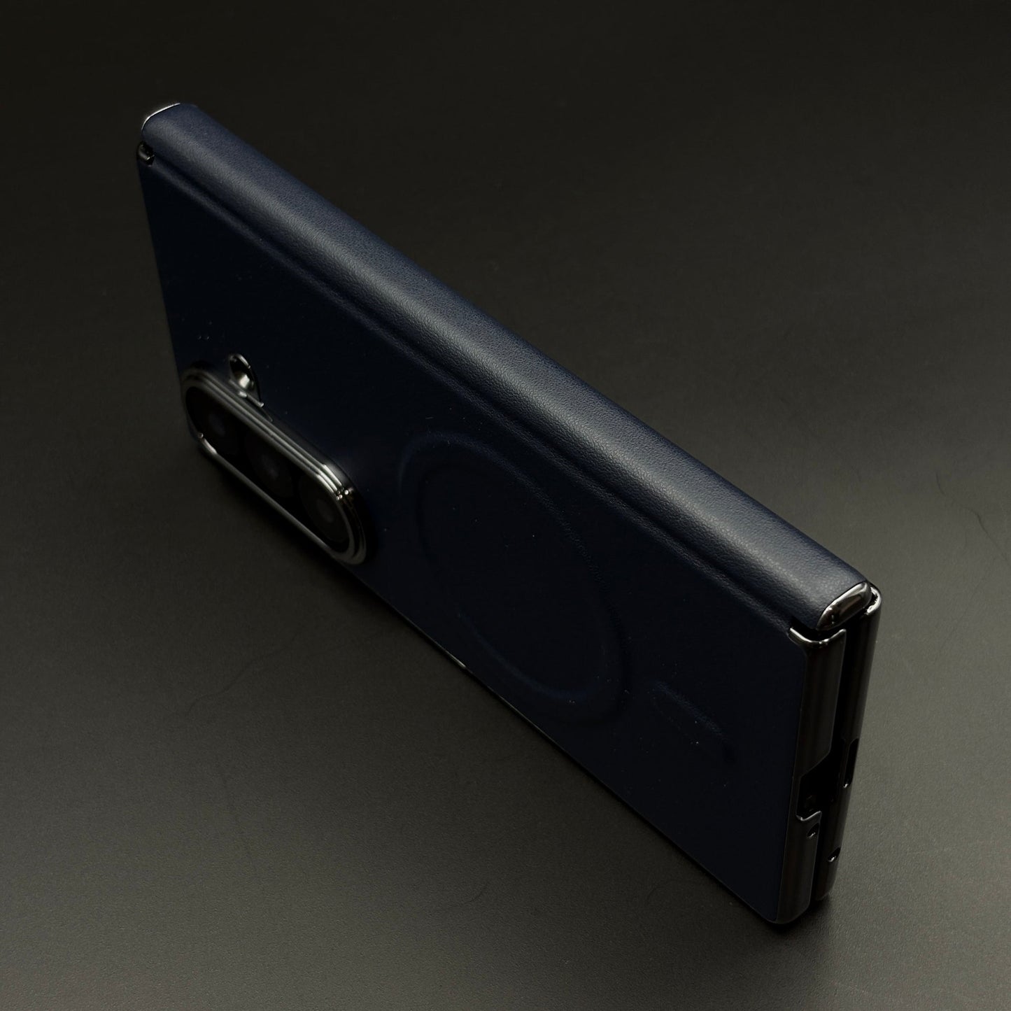 Leather MagSafe Case Hinge Protection for Samsung Galaxy Z Fold 7 | Front Screen Glass