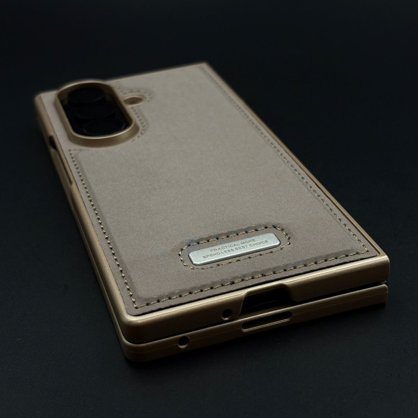Stitch Leather Case Hidden MagSafe for Samsung Galaxy Z Fold 5
