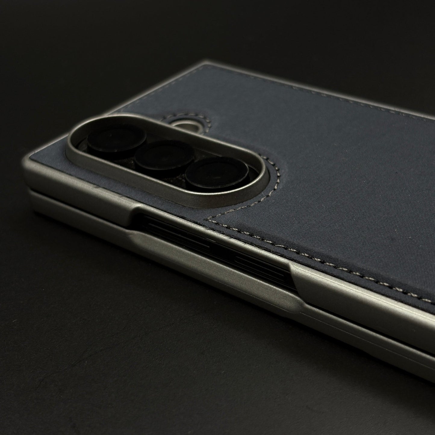 Stitch Leather Case Hidden MagSafe for Samsung Galaxy Z Fold 5