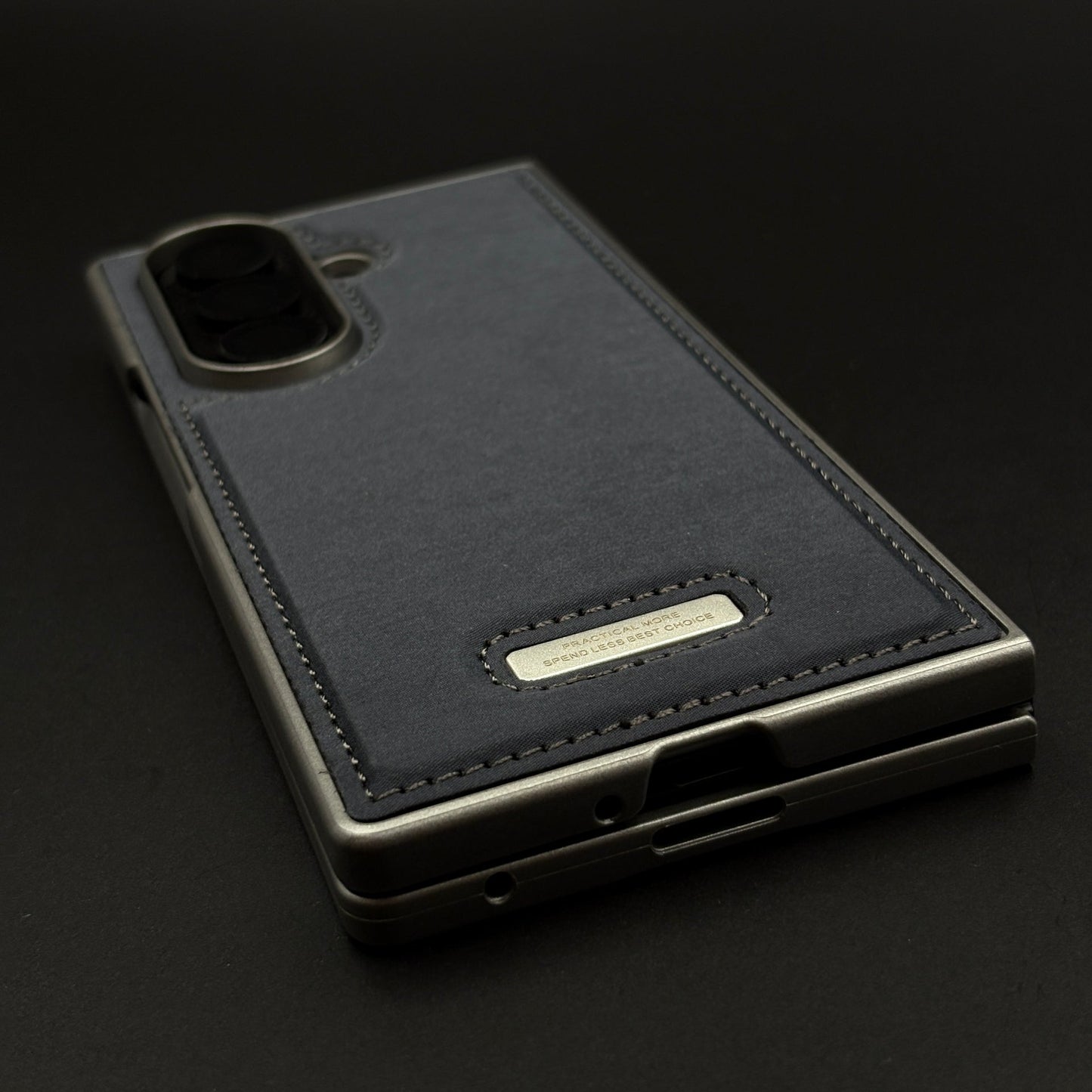Stitch Leather Case Hidden MagSafe for Samsung Galaxy Z Fold 5