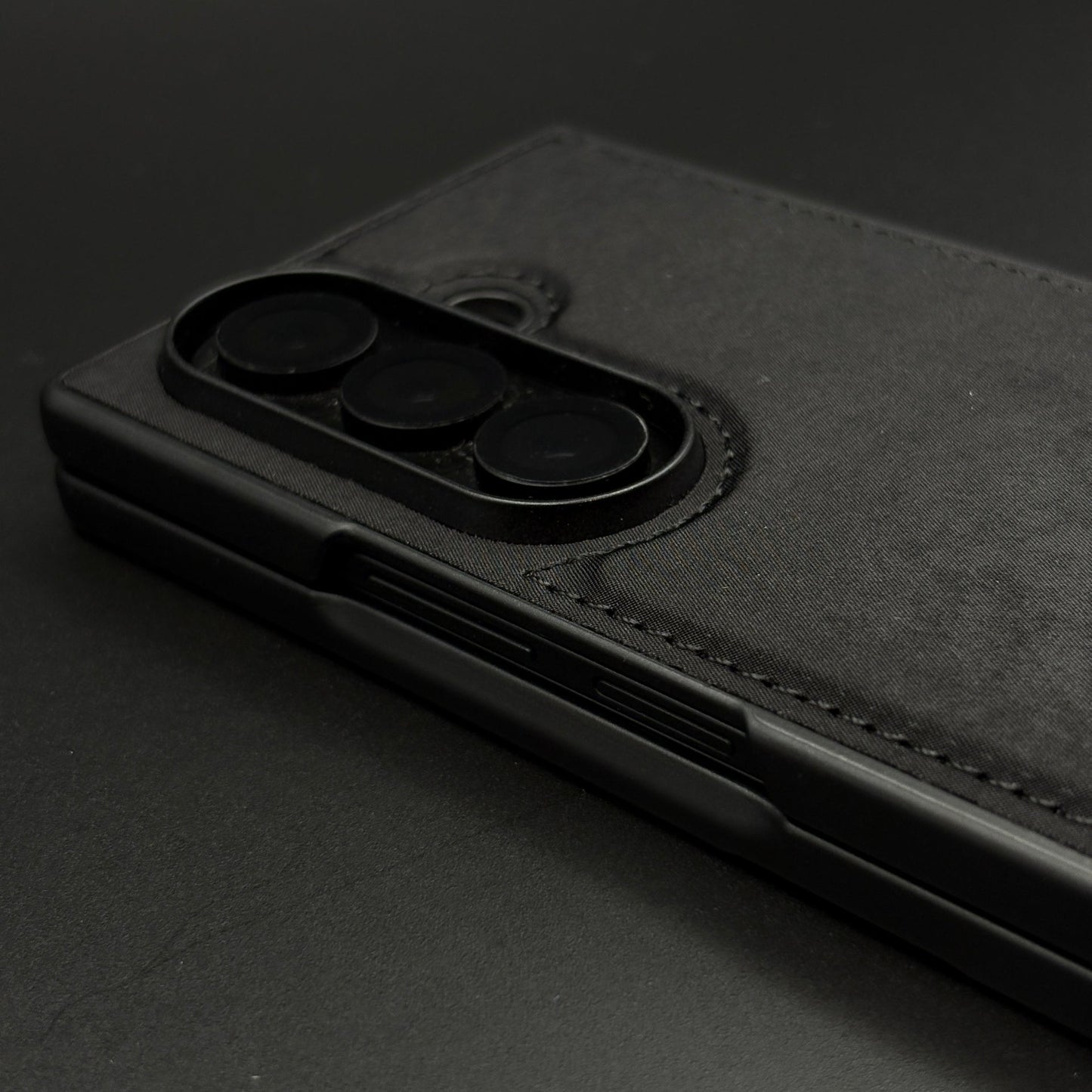 Stitch Leather Case Hidden MagSafe for Samsung Galaxy Z Fold 5