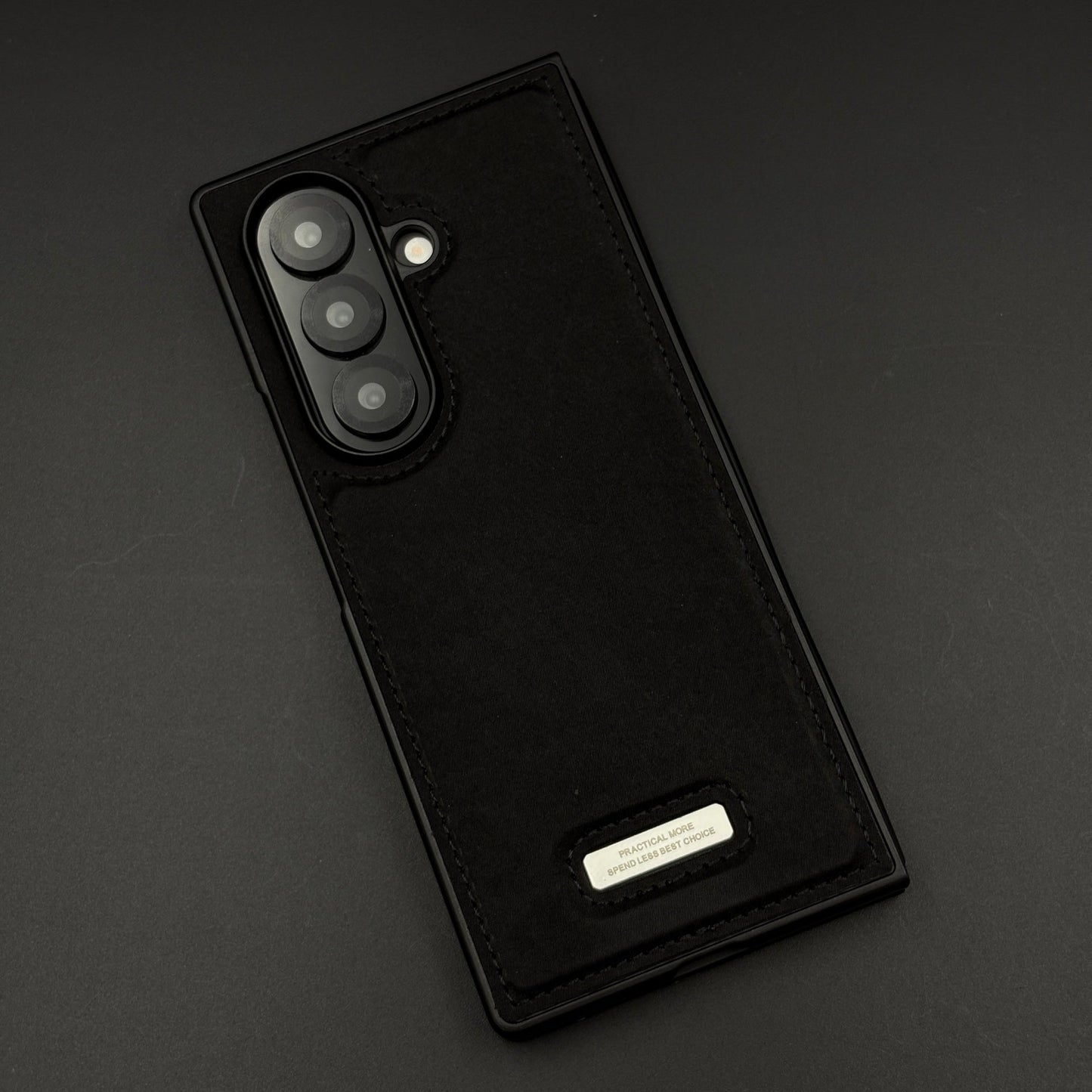Stitch Leather Case Hidden MagSafe for Samsung Galaxy Z Fold 5