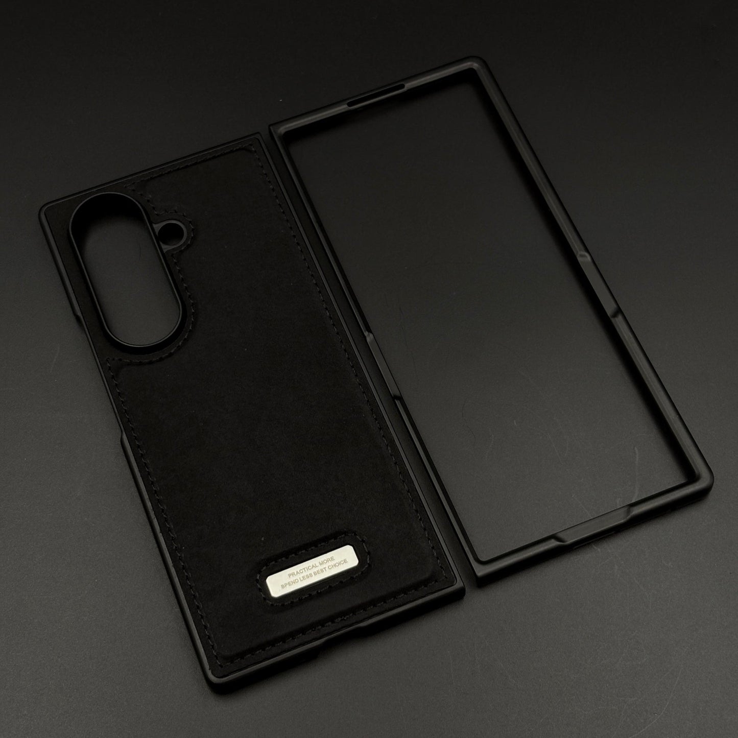 Stitch Leather Case Hidden MagSafe for Samsung Galaxy Z Fold 5