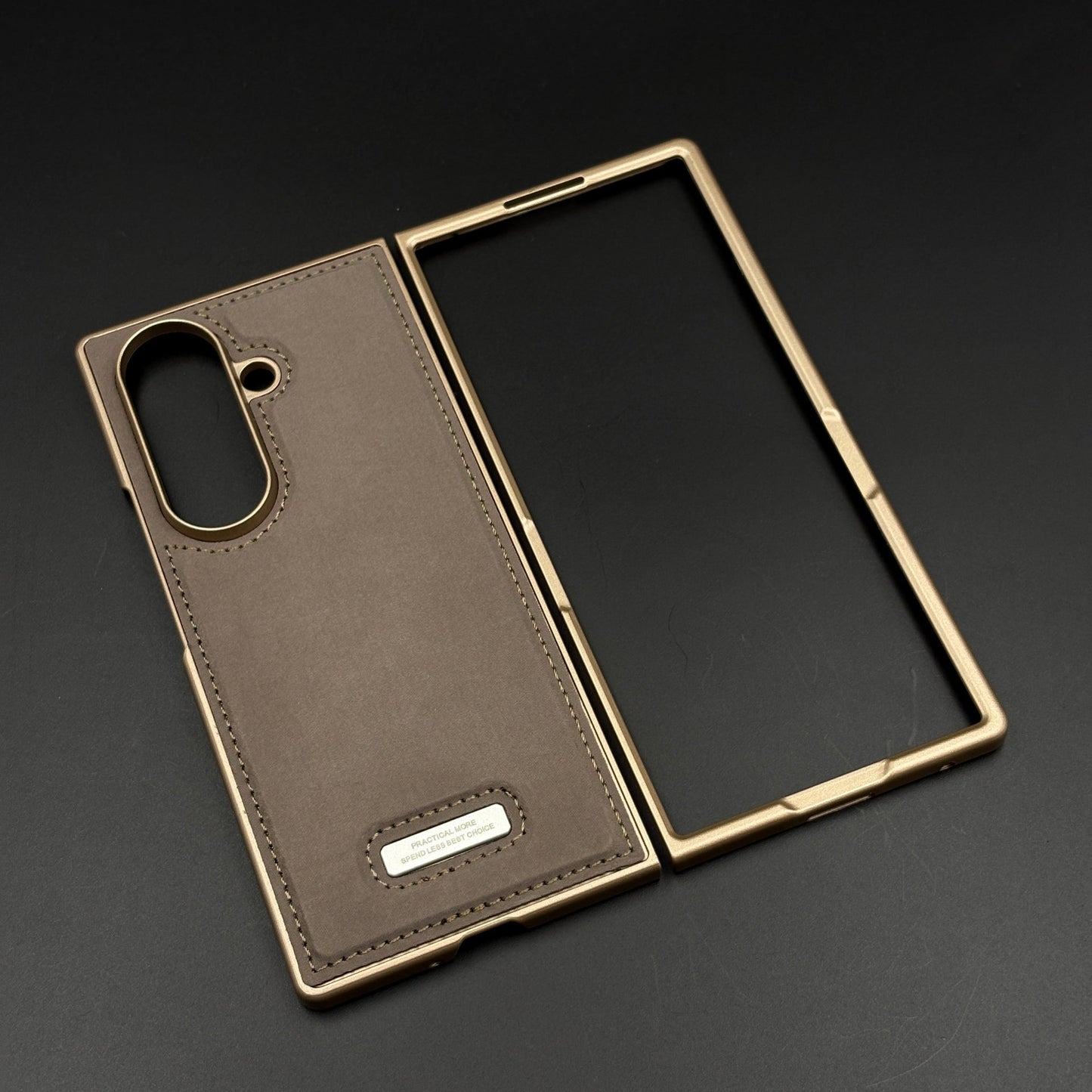 Stitch Leather Case Hidden MagSafe for Samsung Galaxy Z Fold 5