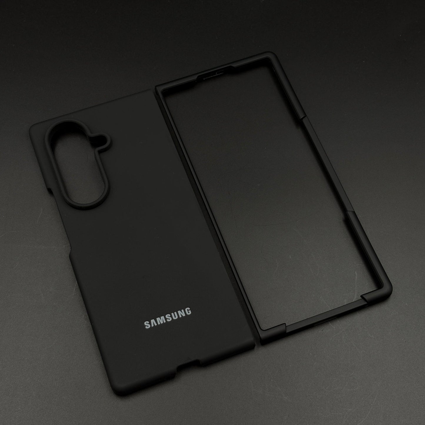 Silicone Phone Case Cover with Silk Feel for Samsung Galaxy Z Fold 7 | Velvet Inner Lining
