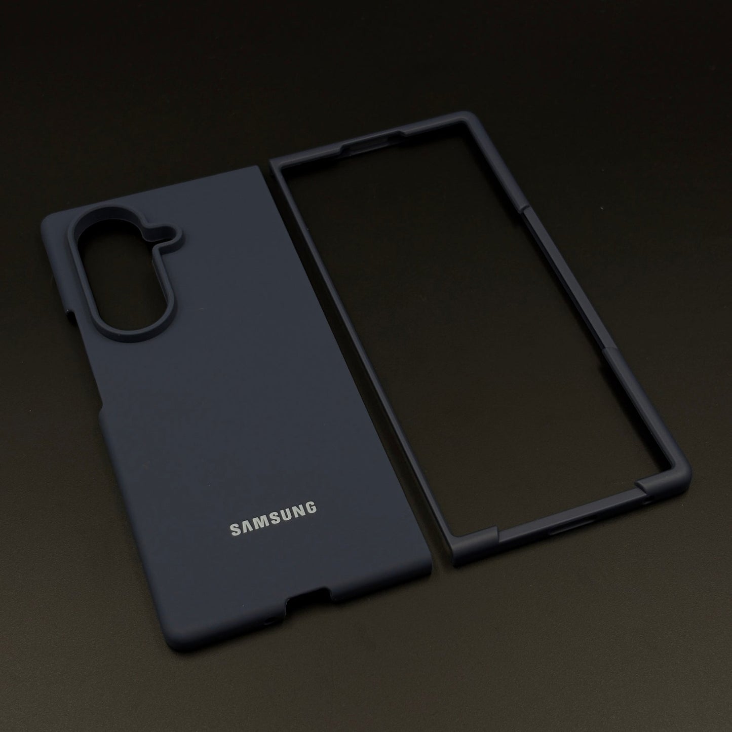 Silicone Phone Case Cover with Silk Feel for Samsung Galaxy Z Fold 7 | Velvet Inner Lining