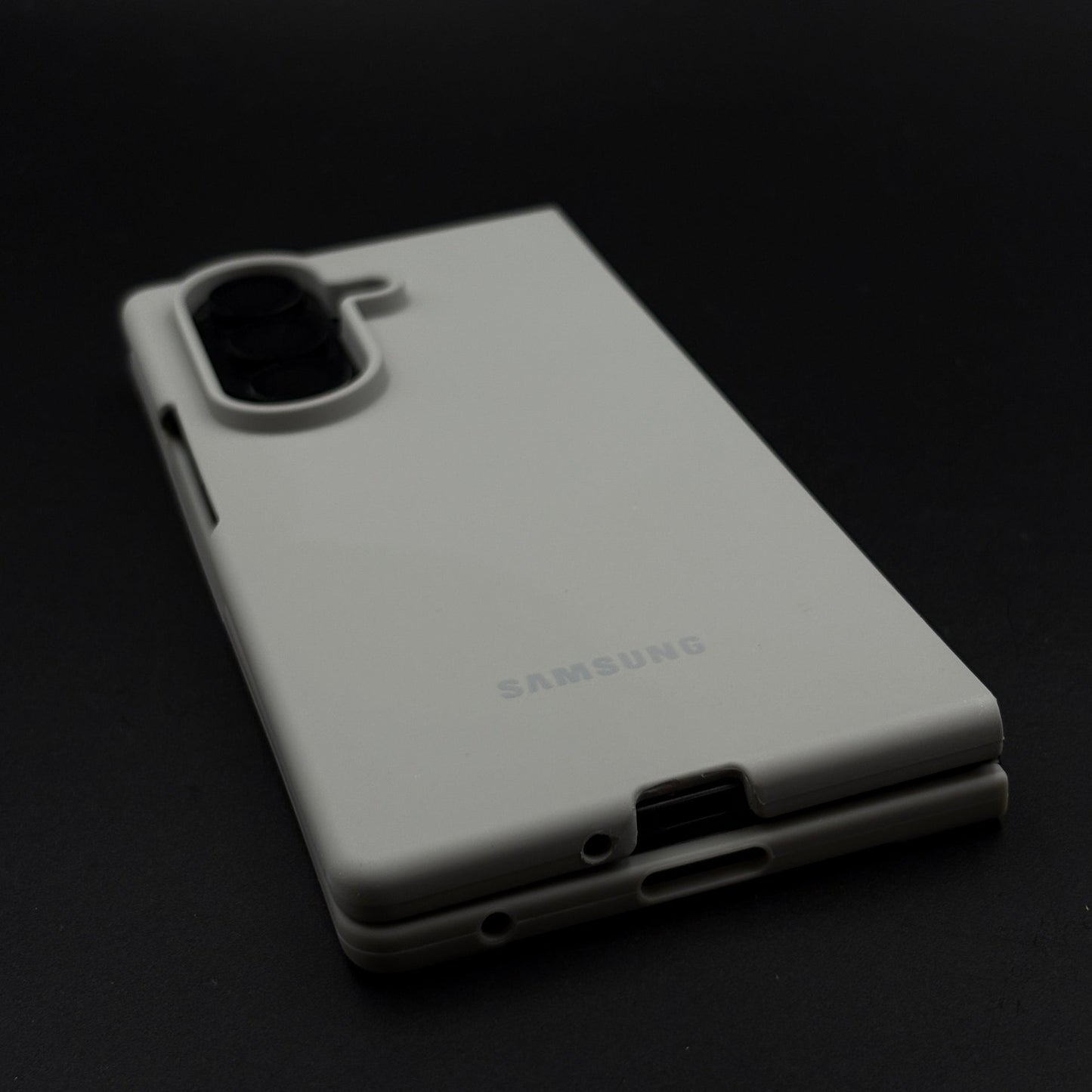 Silicone Phone Case Cover with Silk Feel for Samsung Galaxy Z Fold 7 | Velvet Inner Lining