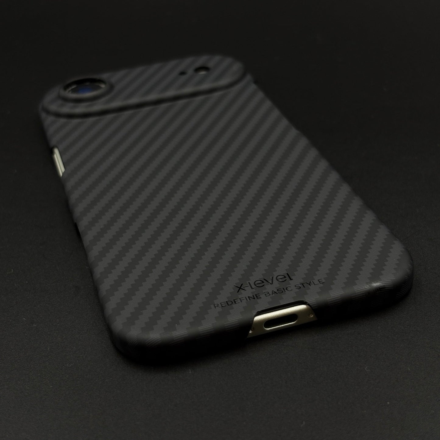 Ultra Slim Carbon Fibre MagSafe Phone Case Cover for iPhone 17 Air | Lens Protector Edition