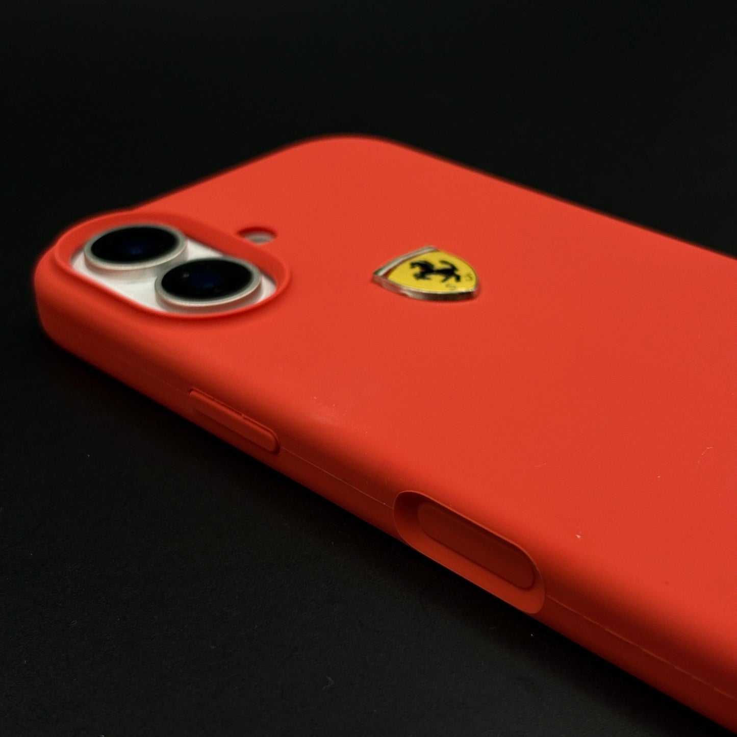 FR Edition Smooth Silk Feel Silicone Phone Case Cover for iPhone 17 | Sporty Luxury Finish