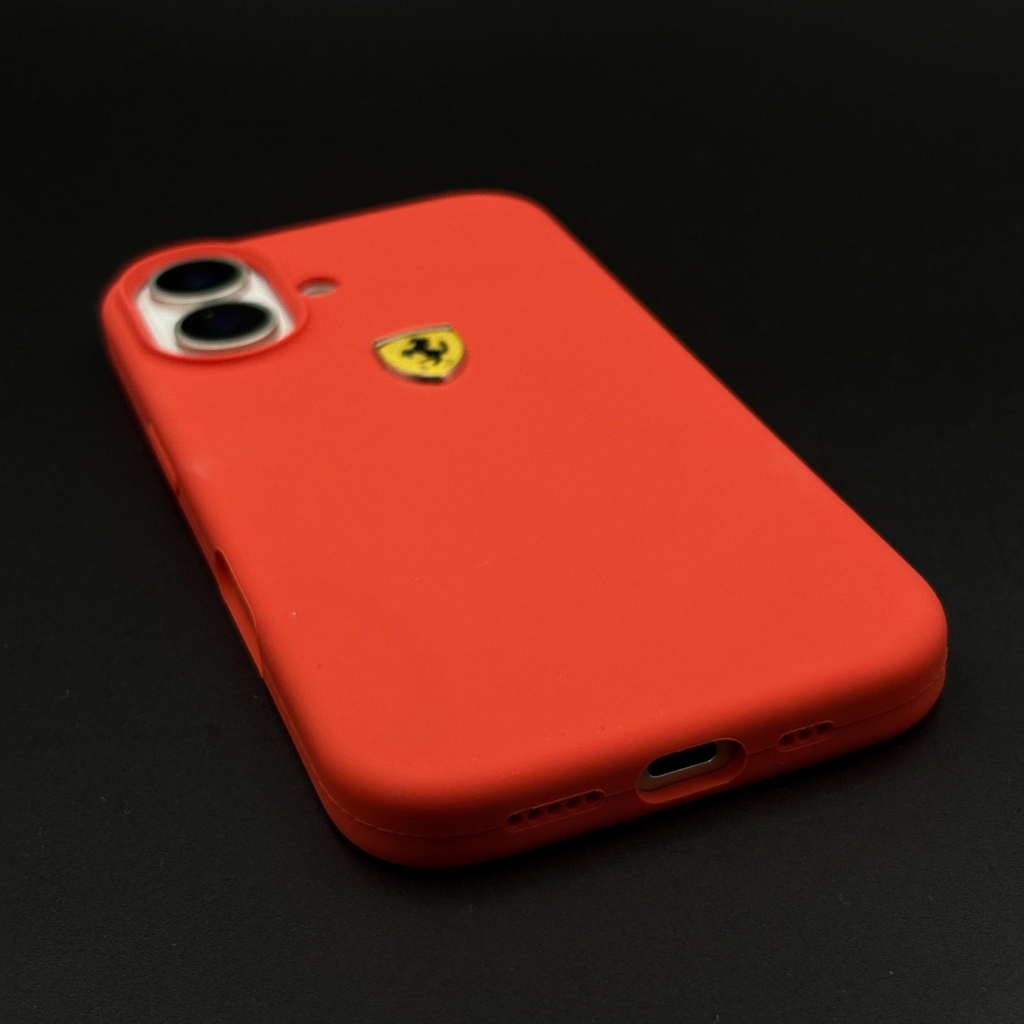 FR Edition Smooth Silk Feel Silicone Phone Case Cover for iPhone 17 | Sporty Luxury Finish