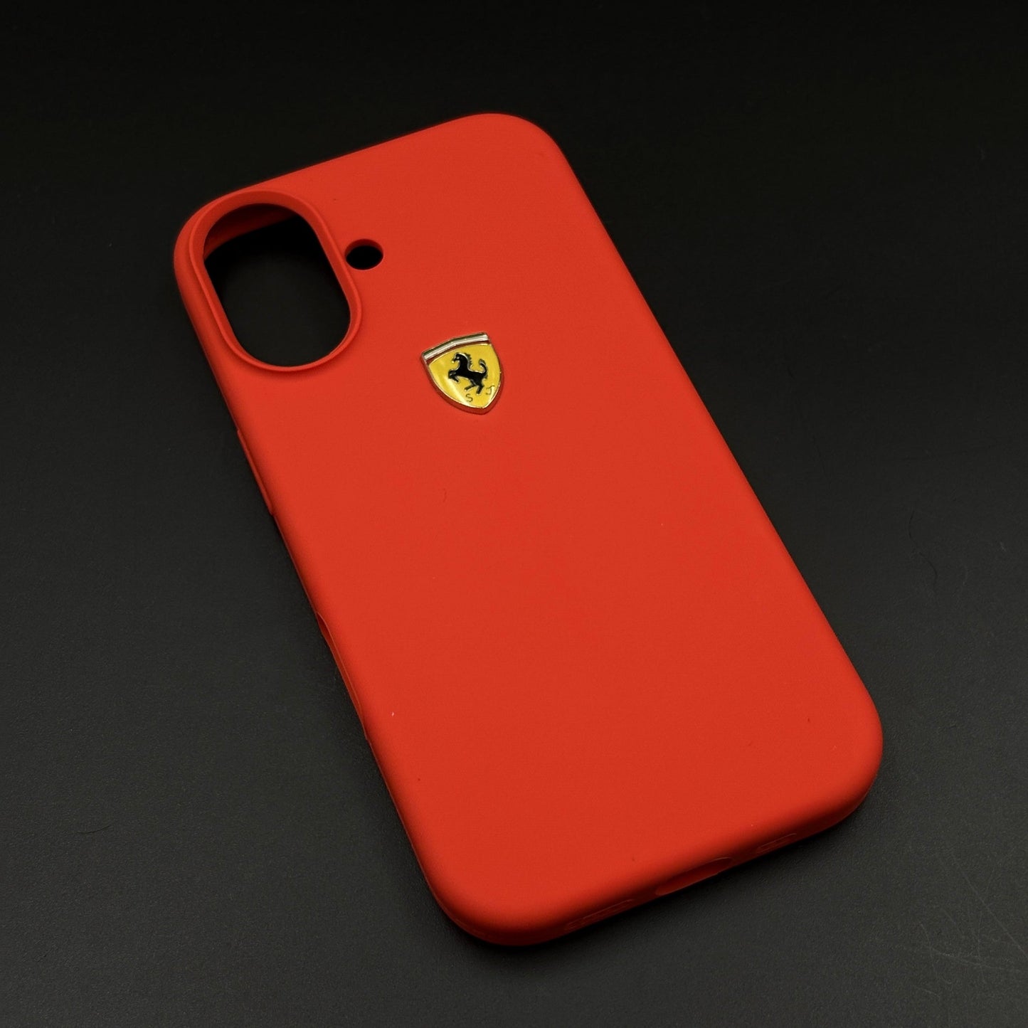 FR Edition Smooth Silk Feel Silicone Phone Case Cover for iPhone 17 | Sporty Luxury Finish