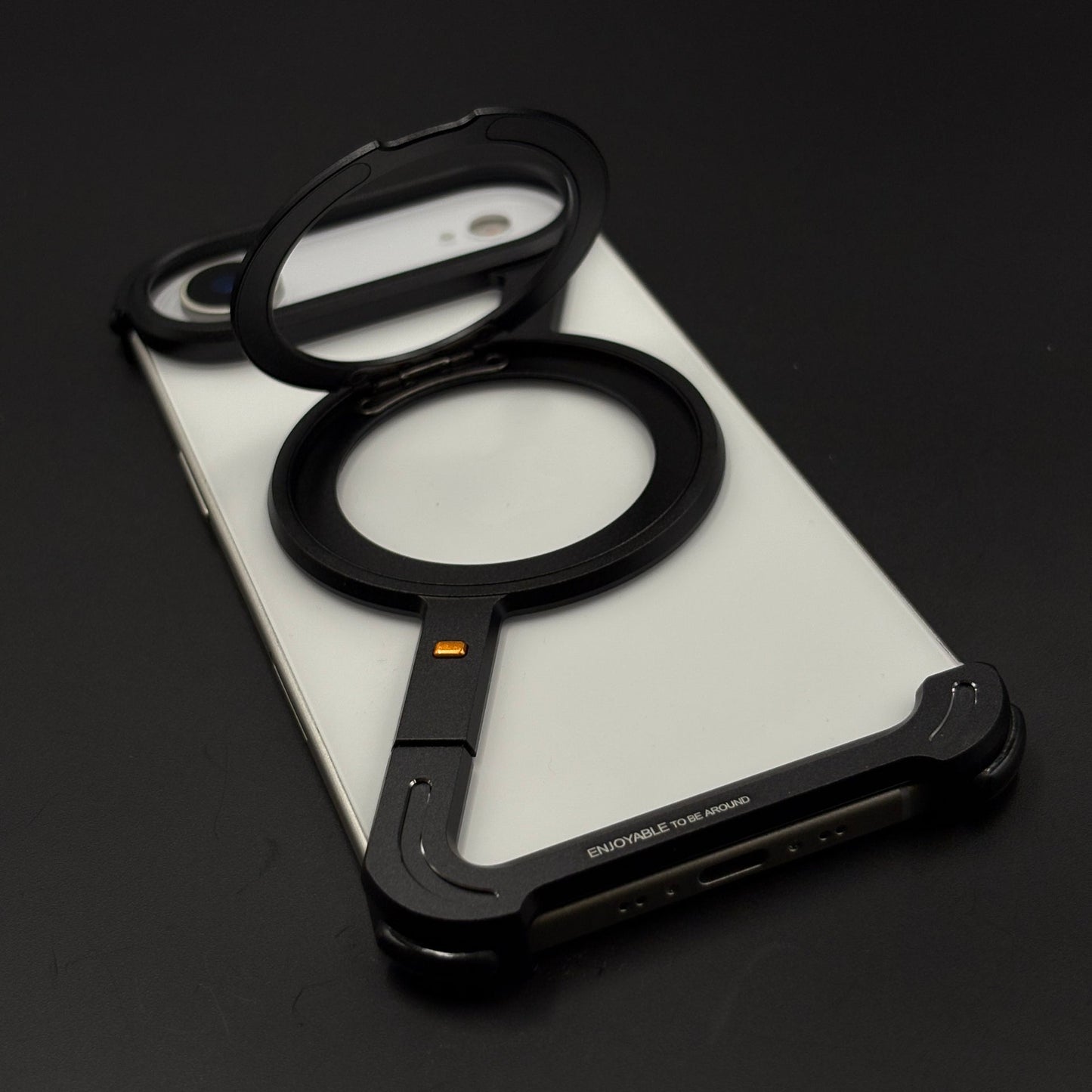 Z Bracket 360 Rotating MagSafe Phone Case Cover for iPhone 17 Air | Metal Frameless Edition